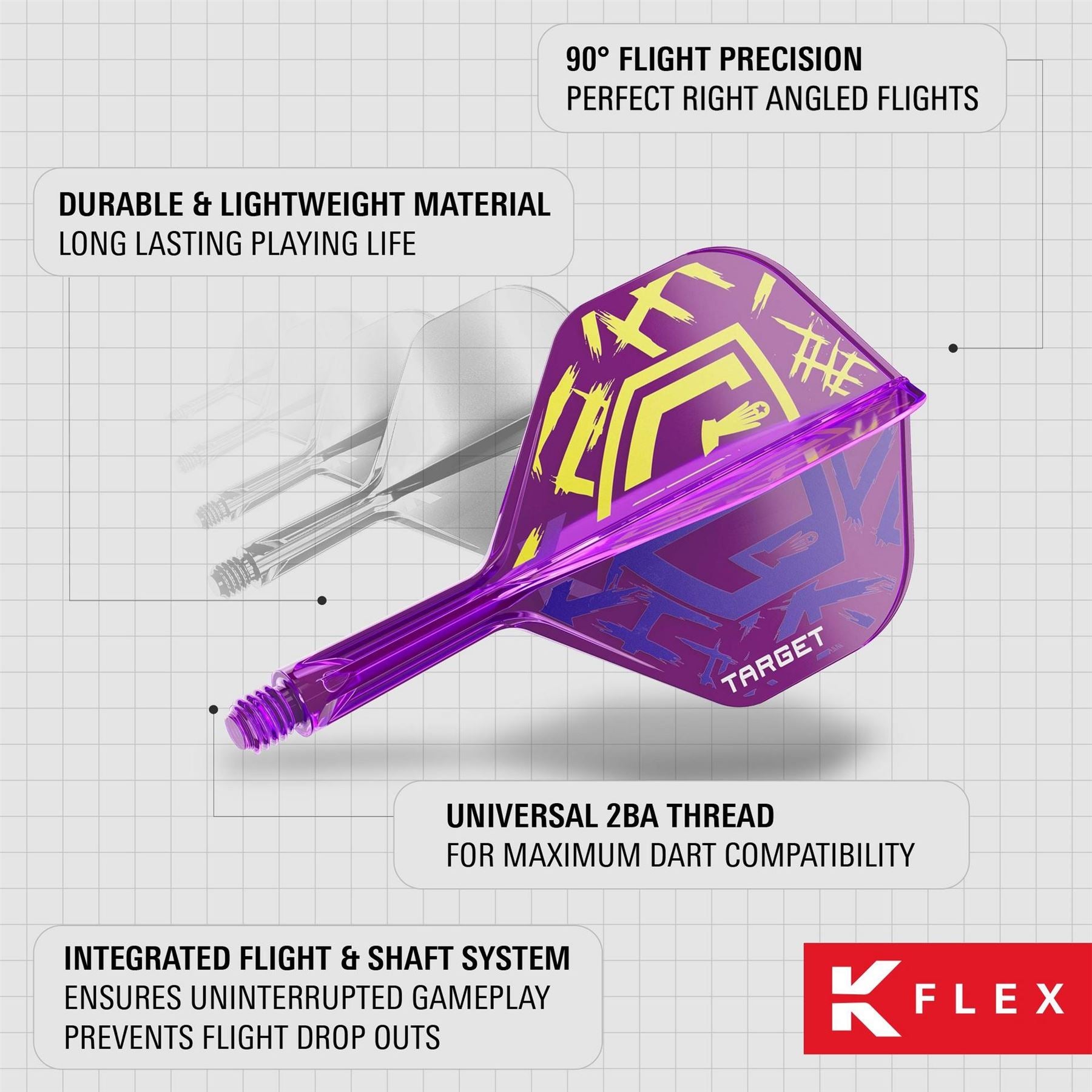 Target Darts Littler K Flight Darts Accessories