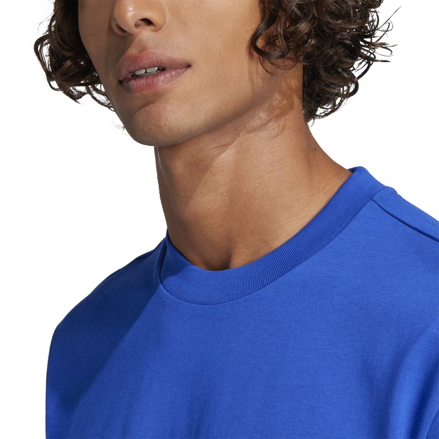 adidas Mens Essentials Single Jersey Logo T-Shirt