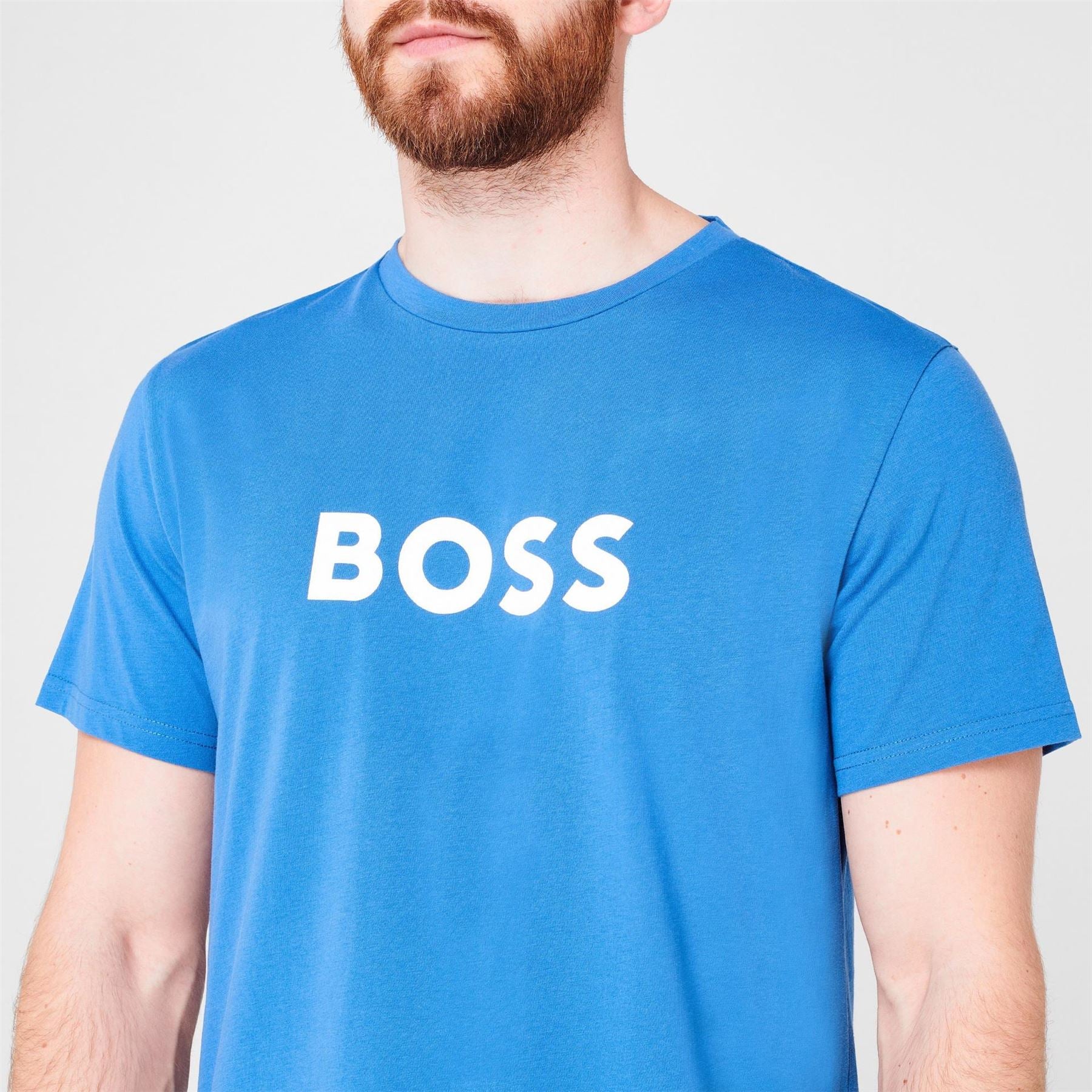 Boss BOSS Bodywear Short Sleeve T Shirt with Logo Print Detail