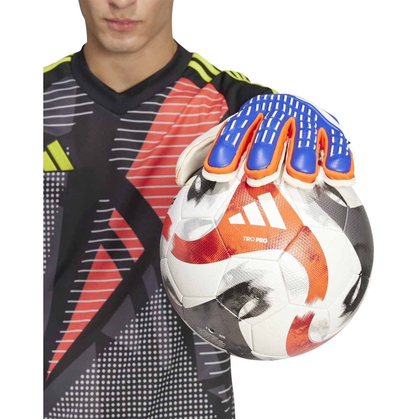 adidas Predator Match Fingersave Goalkeeper Gloves Adults