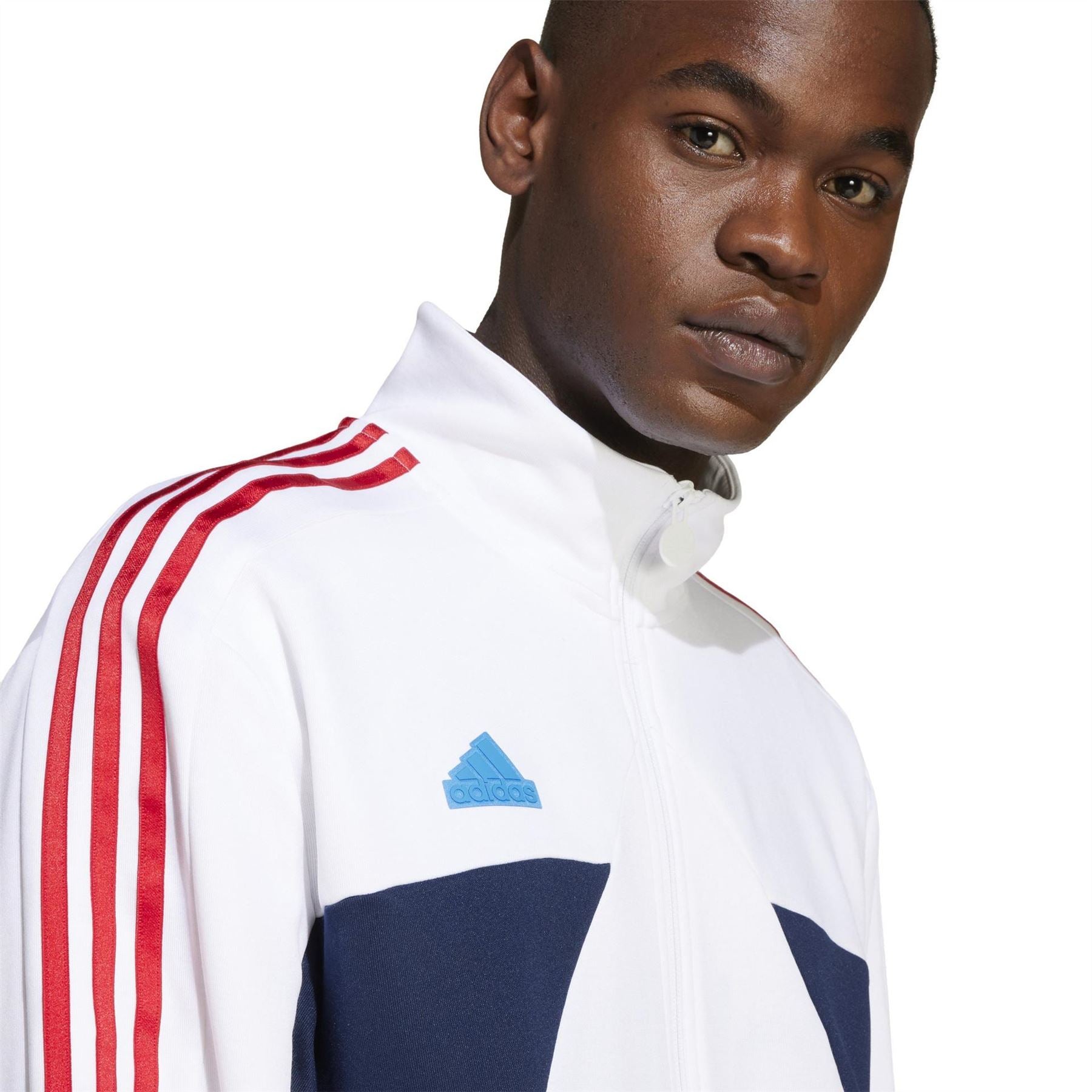 adidas Tiro Funnel Neck High Collar Long Sleeve Athletic Top