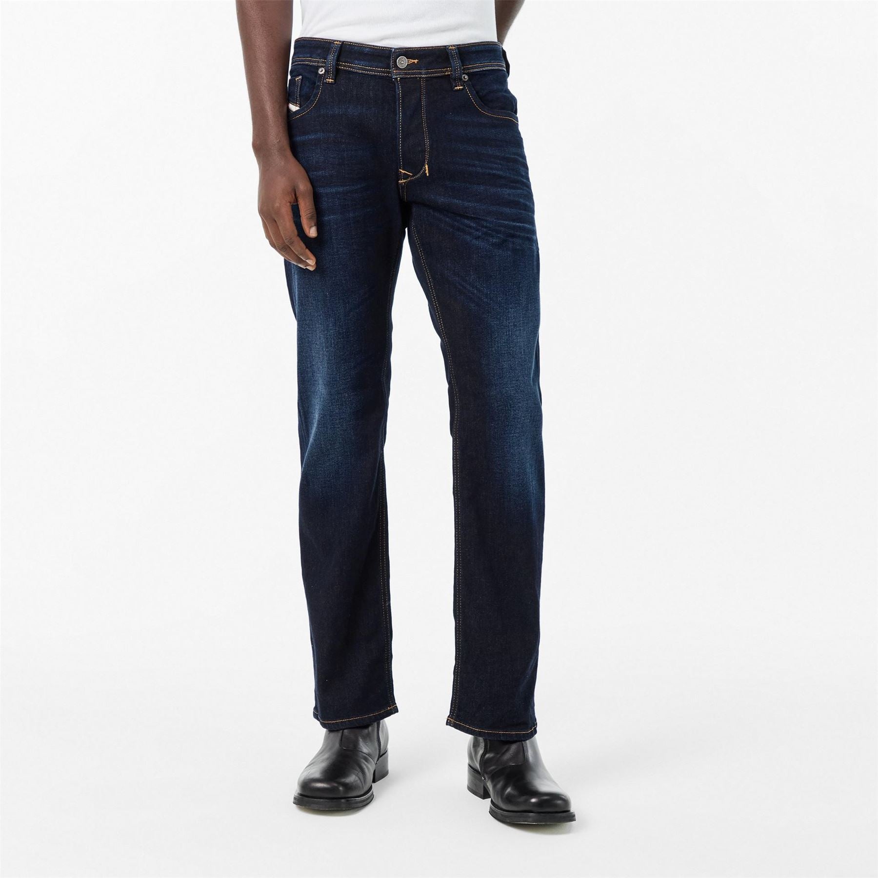 Diesel Larkee Five Pocket Straight Leg Jeans