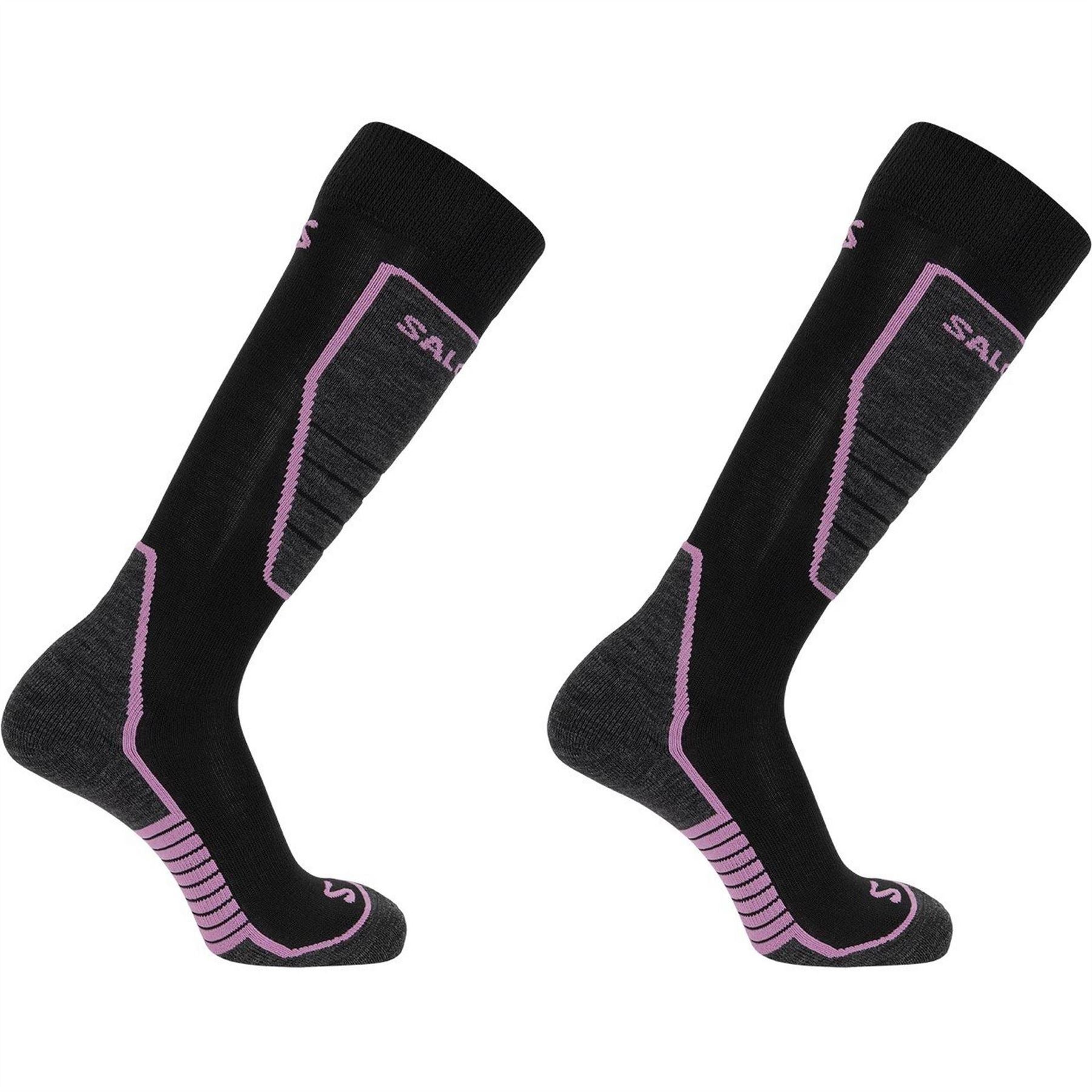 Salomon Womens Access 2 Pack Ski Socks