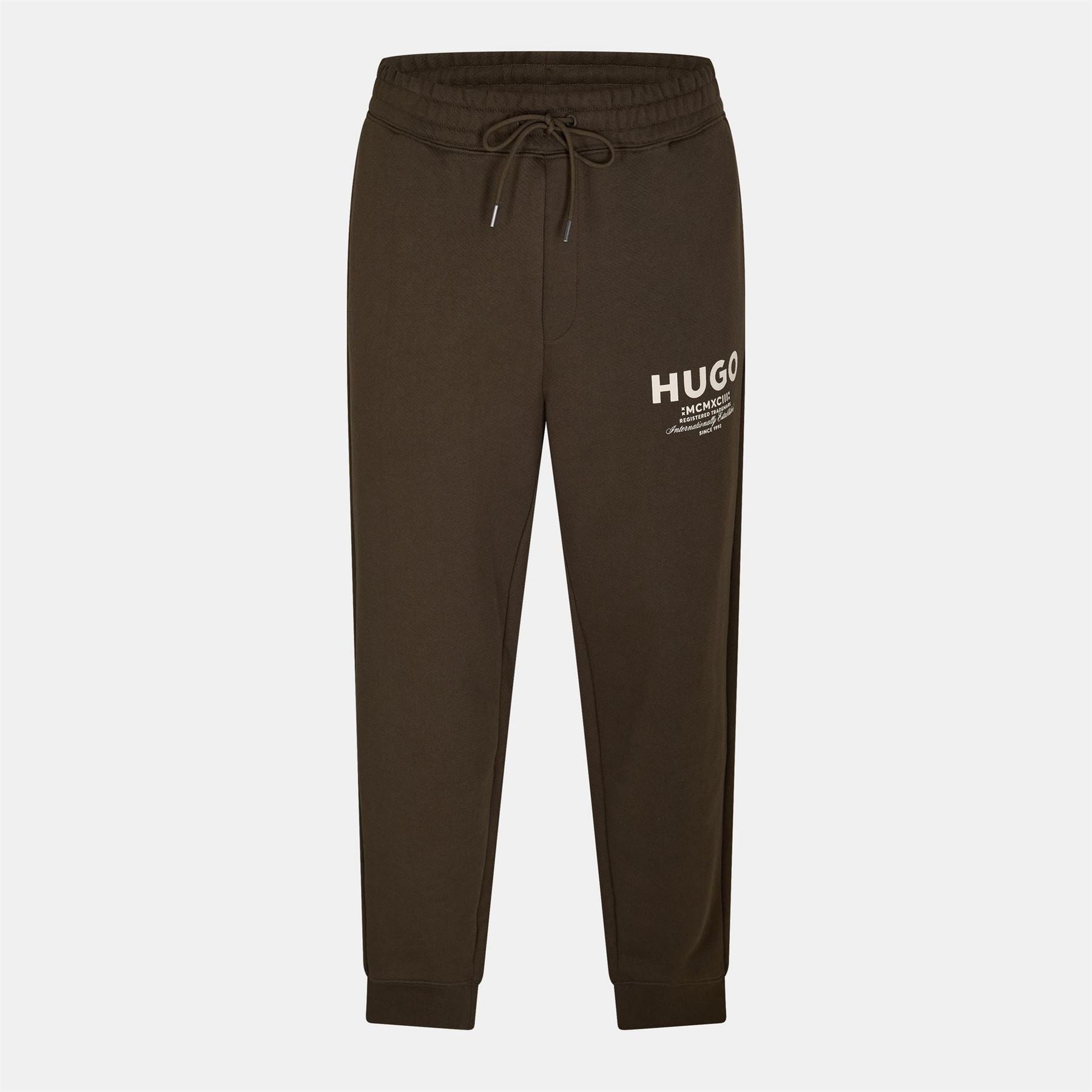 Hugo Nevez Logo Print Slim Joggers