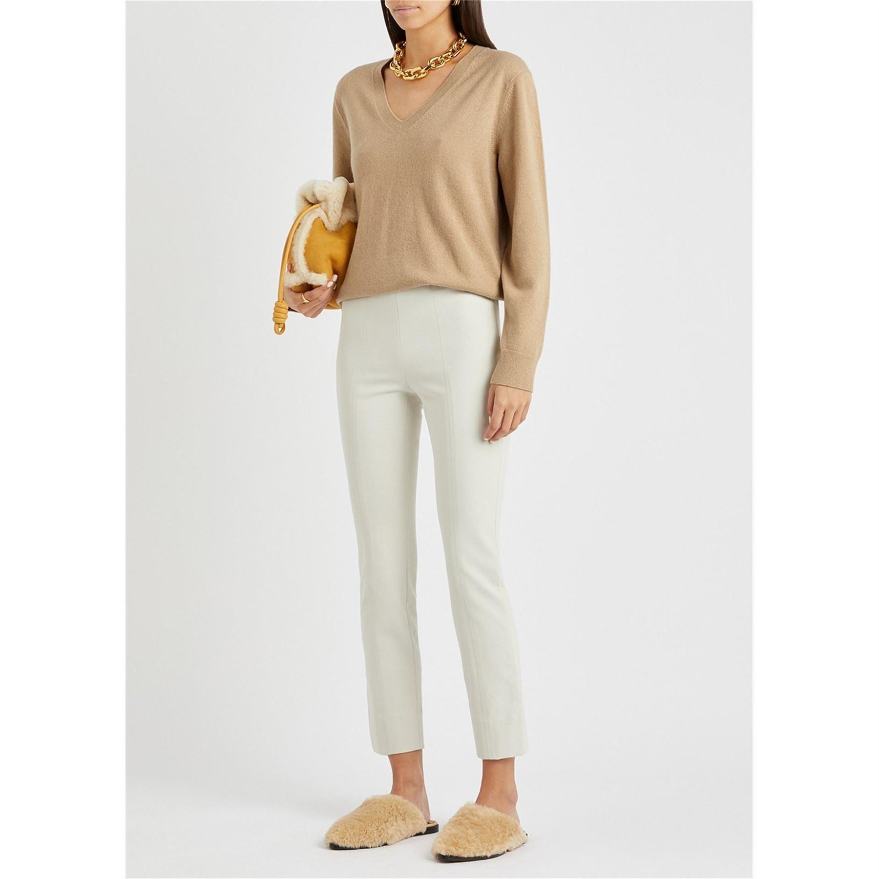 Vince End V Neck Knit
