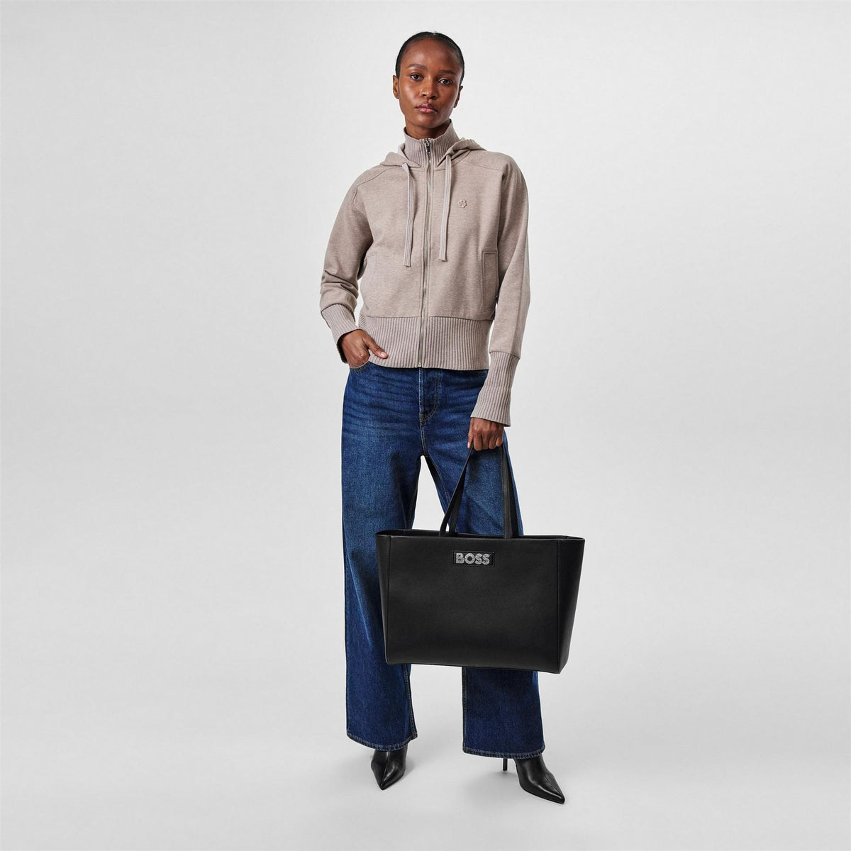 Boss Yona Tote Bag, Signature Logo