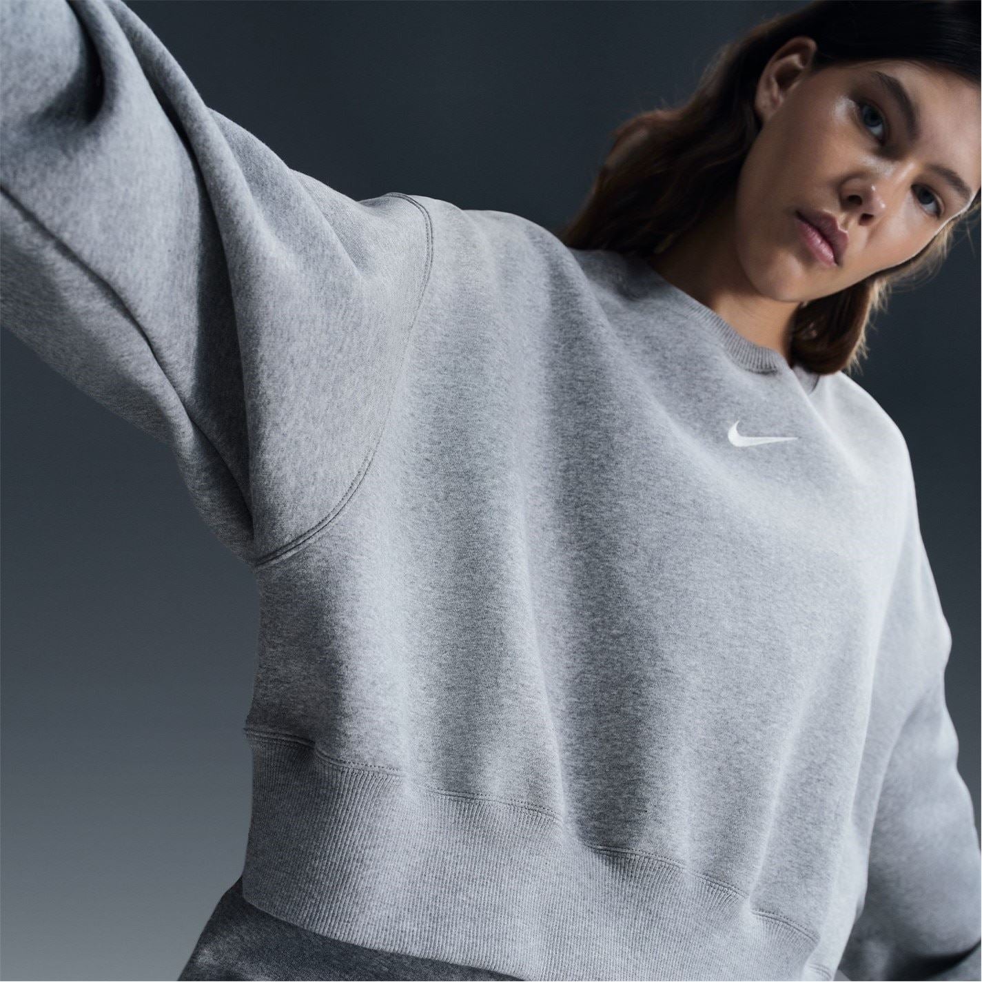 Nike Womens Sportswear Phoenix Fleece Over Oversized Crewneck Sweatshirt
