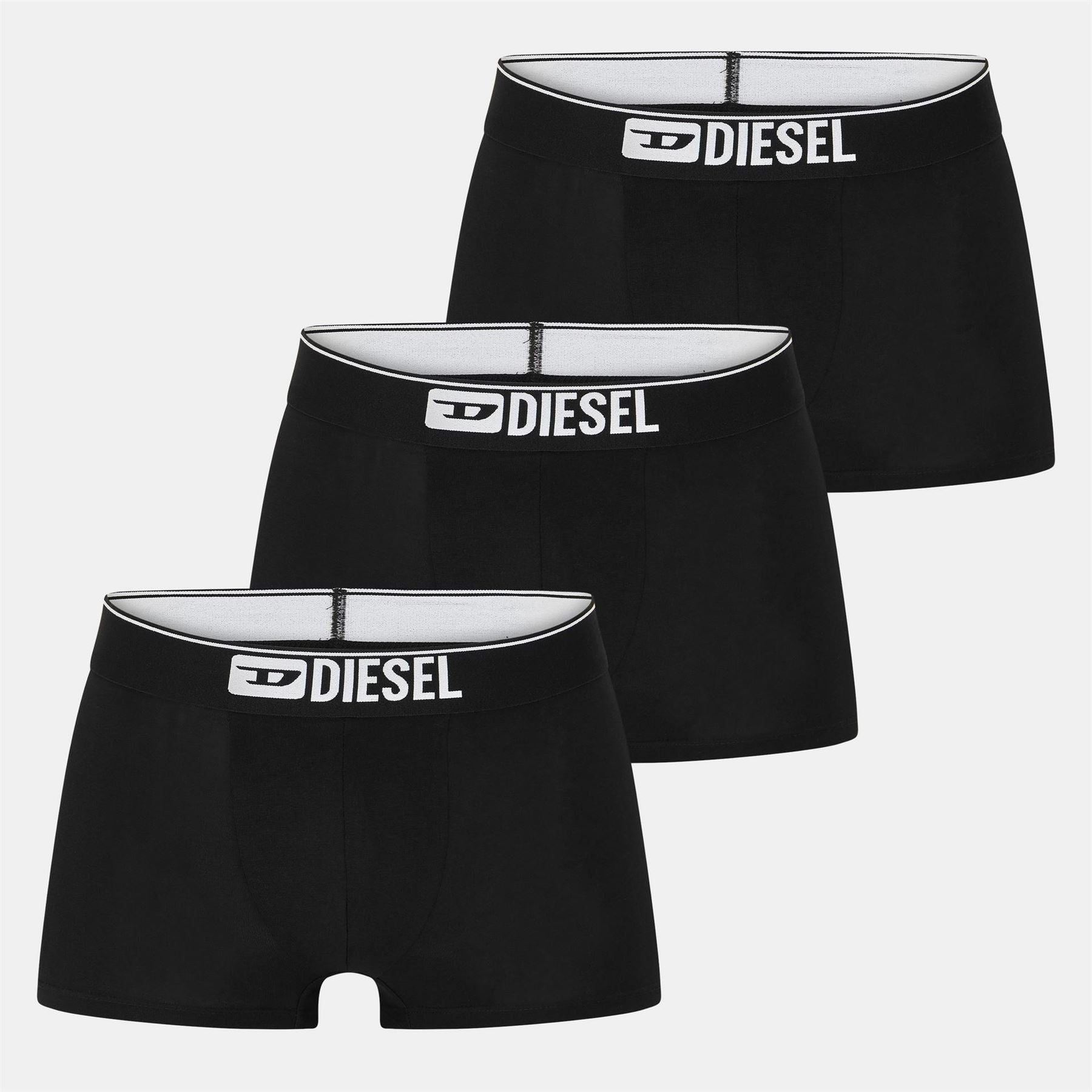 Diesel Damien 3 Pack Plain Boxer Brief