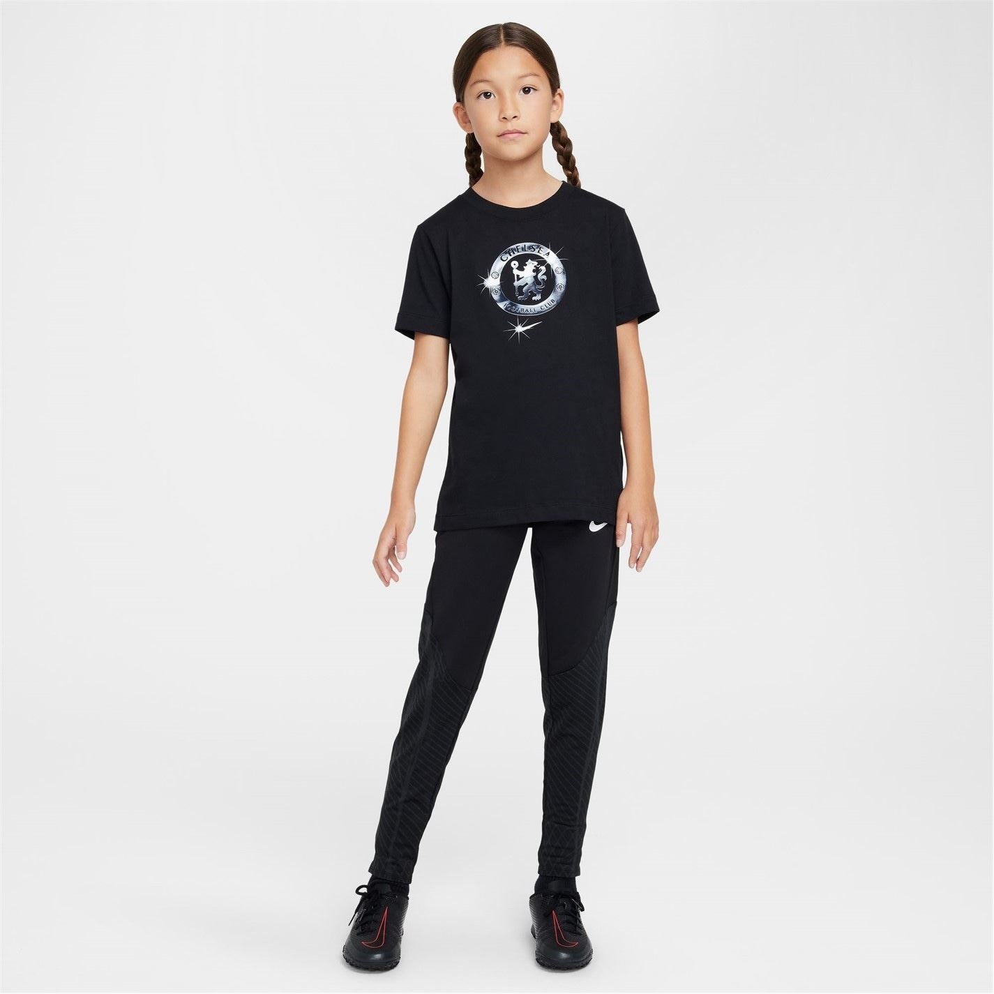 Nike Chelsea Crest T-Shirt 2024 2025 Juniors