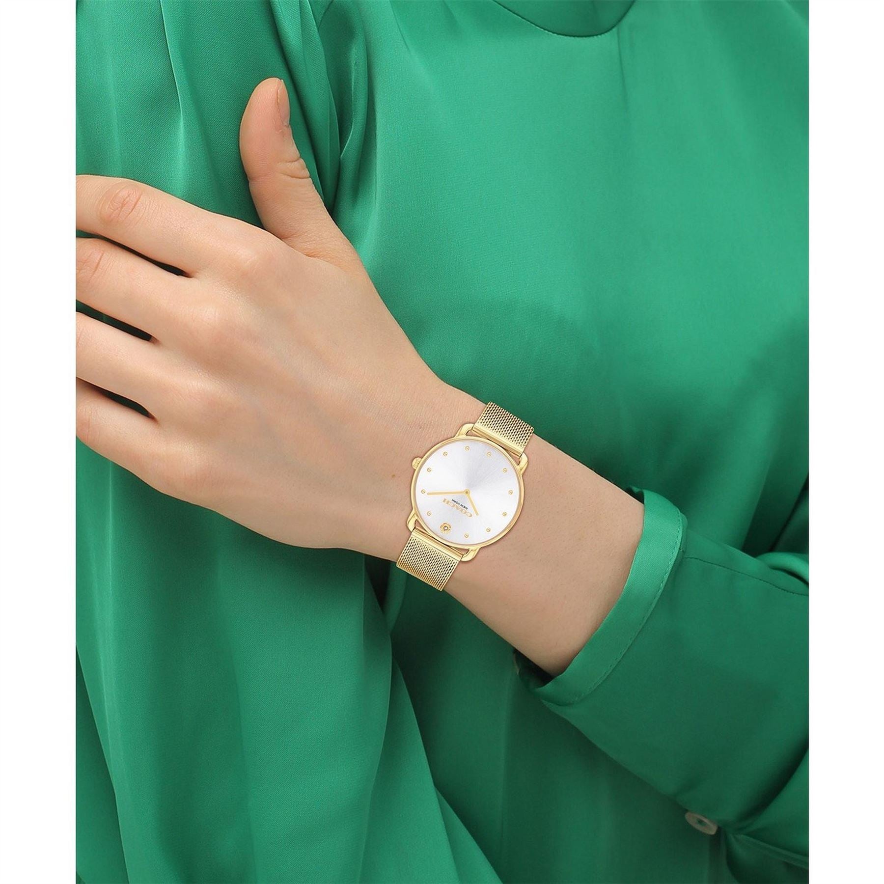 Coach Ladies Elliot Mesh Watch