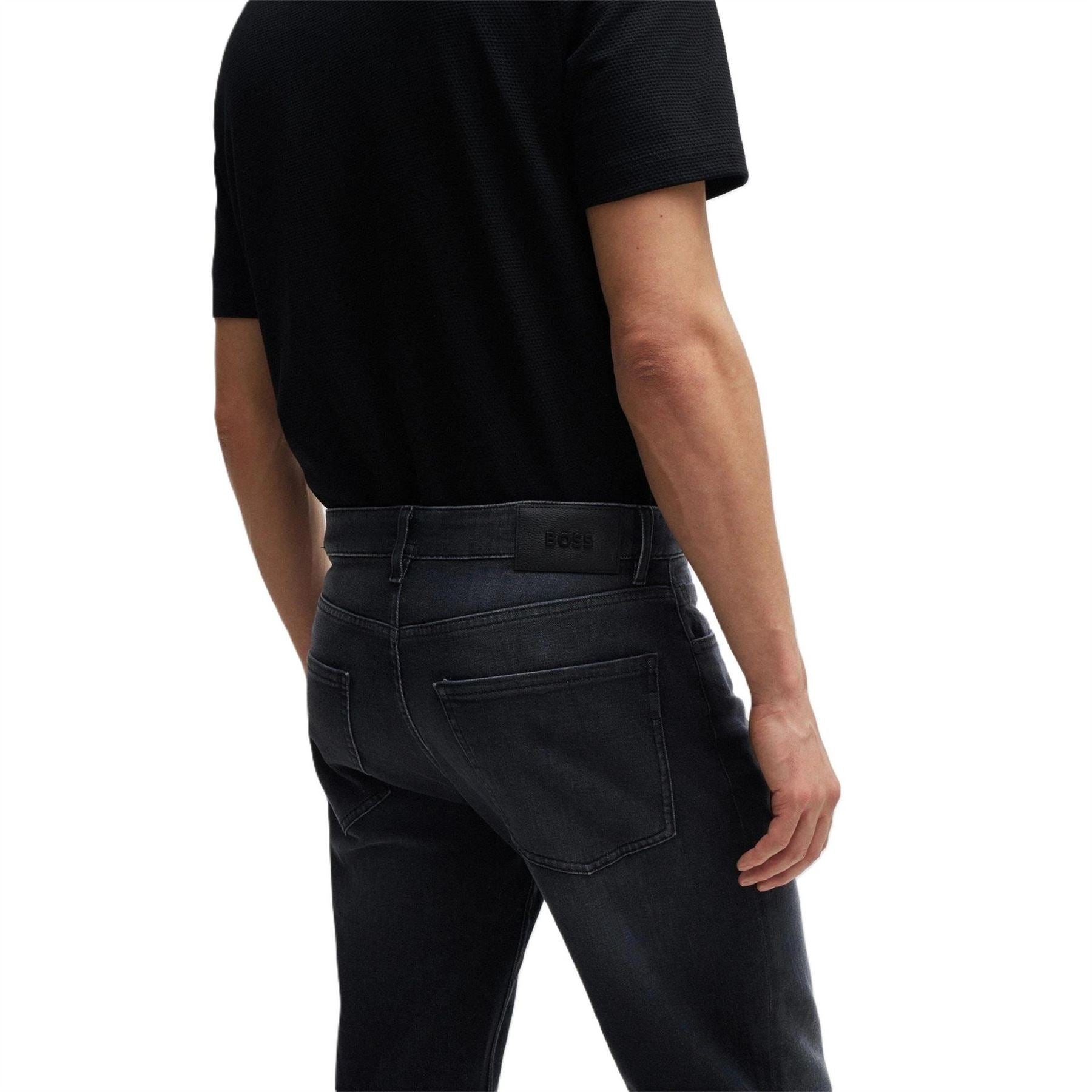 Boss Mid Rise Slim Fit Five Pocket Jeans