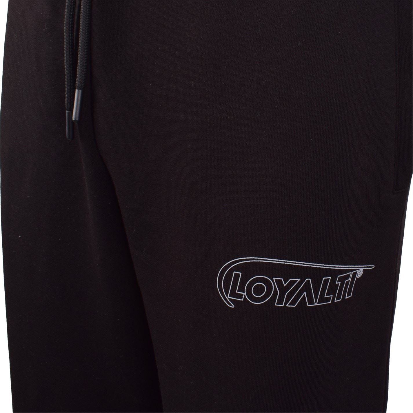 Loyalti Badge Elastic Cuff Straight Leg Joggers