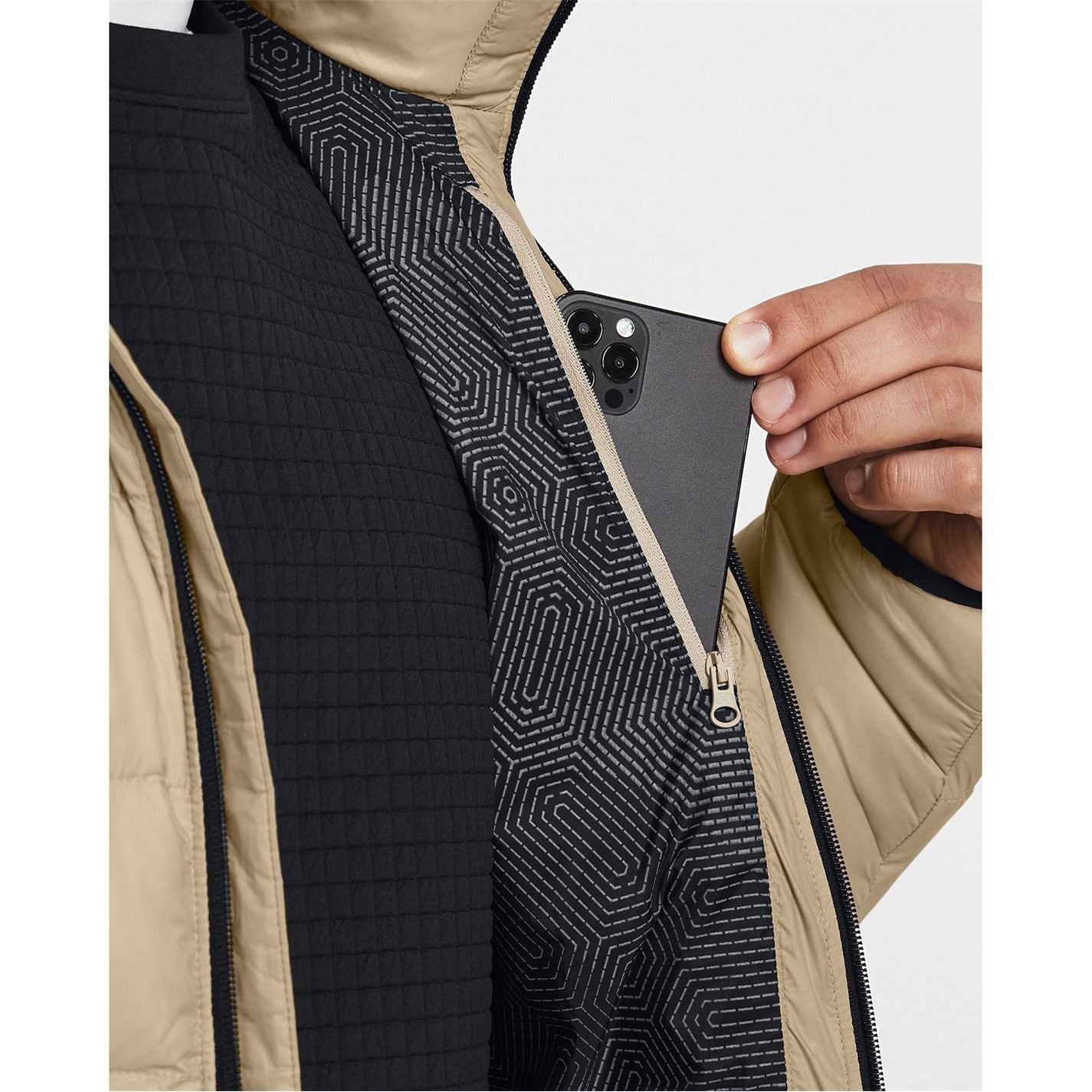 Under Armour Mens Armour Legend Down Hooded Jacket Puffer