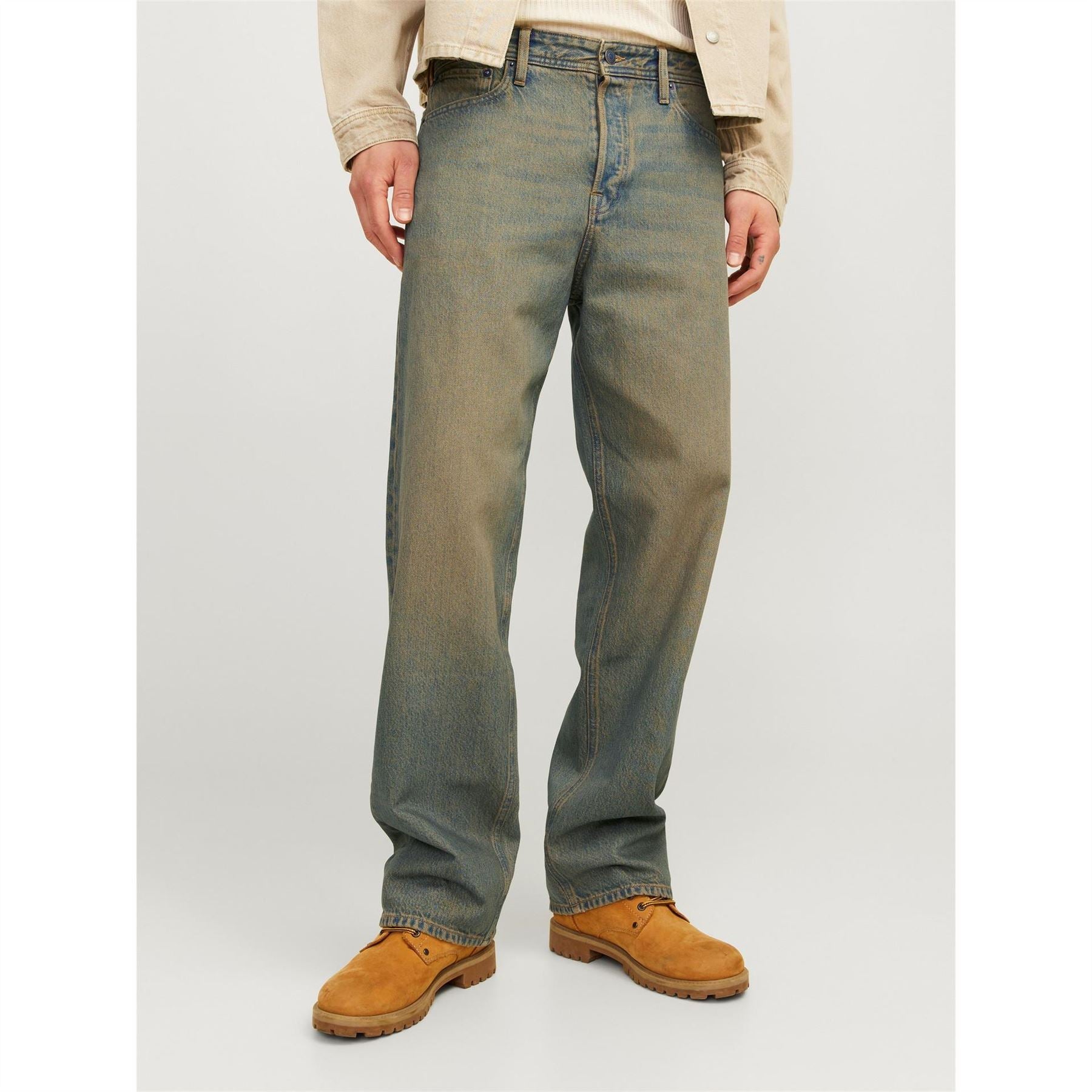Jack and Jones Alex Relaxed Fit Five Pocket Jeans