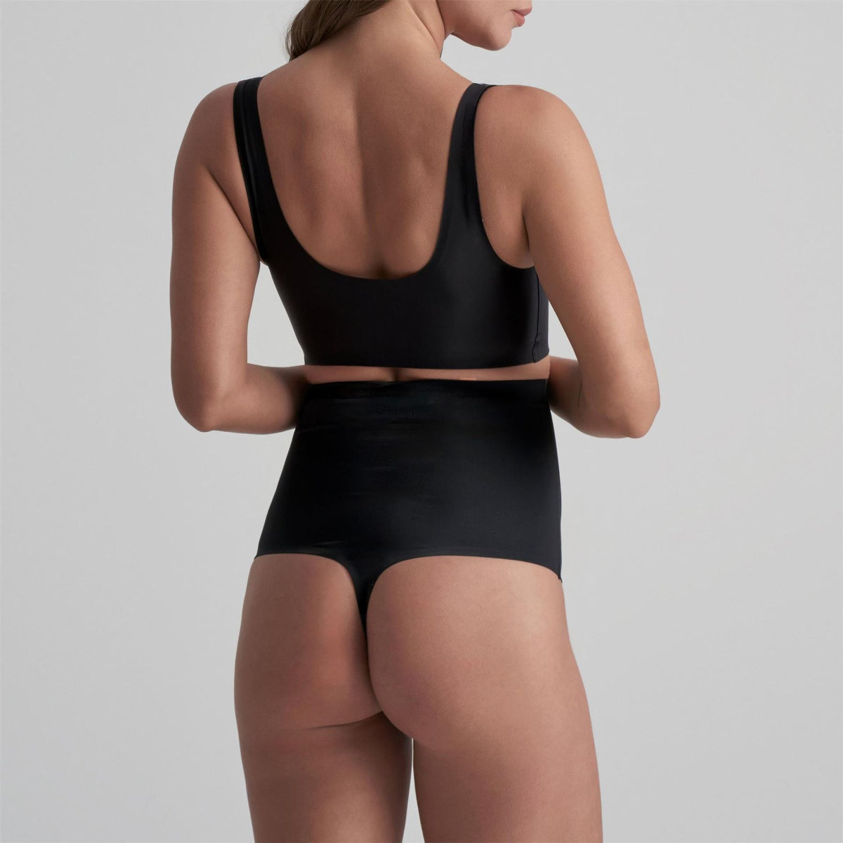 Bye Bra Bra Invisible  High Waist Thong With Light Control