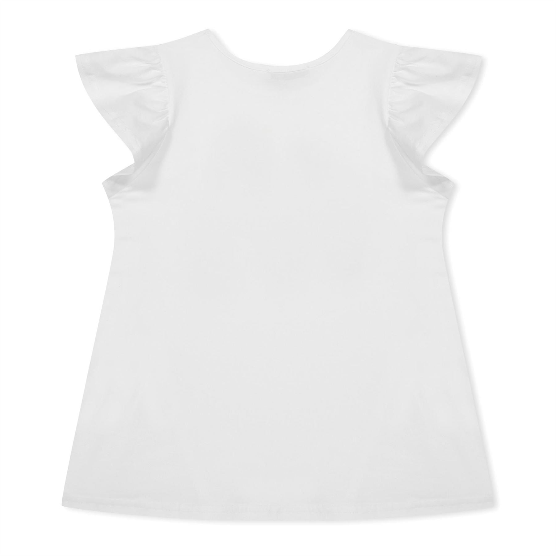 Balloon Chic Yellow Tulip Print Regular Fit T-Shirt