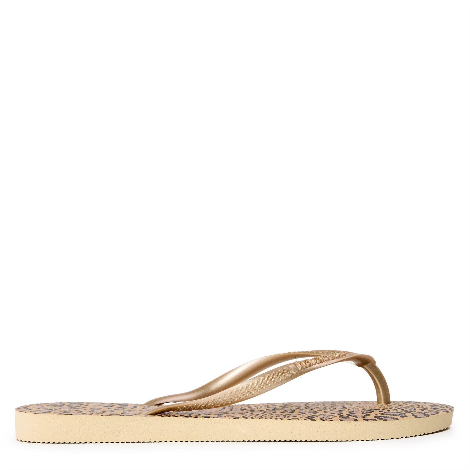 Havaianas Womens Hav. Slim Animals Crocus Rose Golde Flip Flops