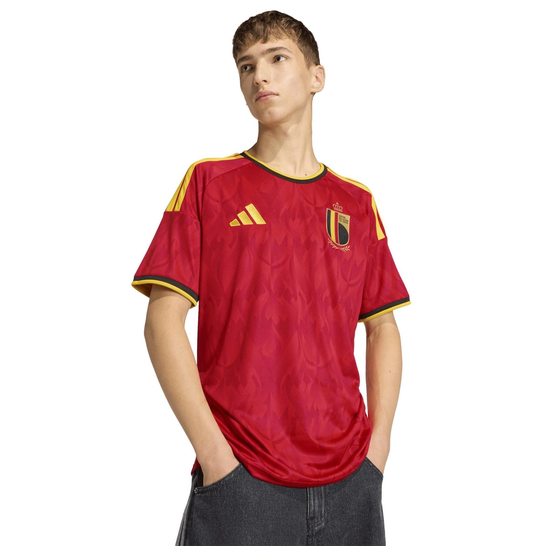 adidas Mens Belgium Home Shirt World Cup 2026