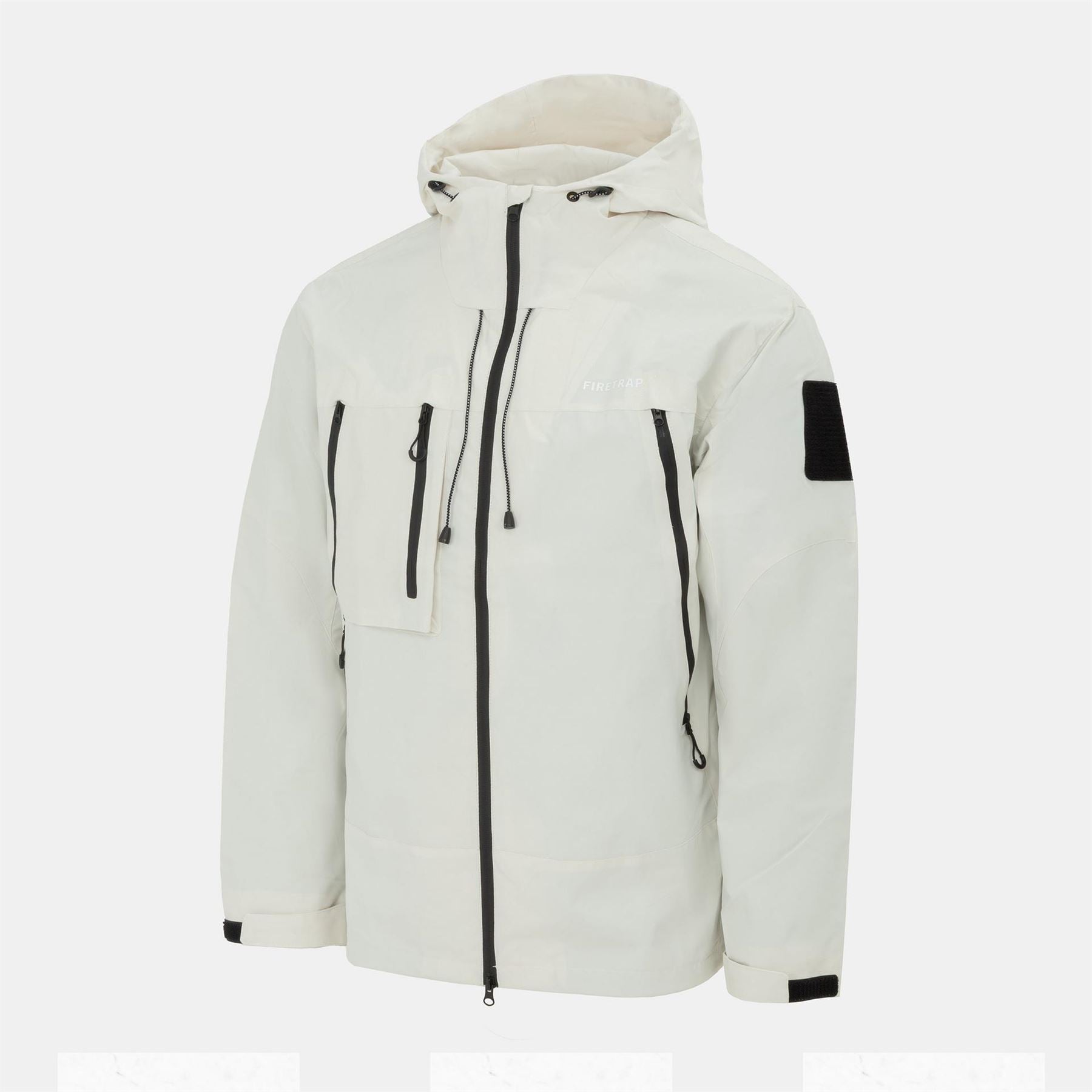 Firetrap Windproof Hooded Long Sleeve Windbreaker