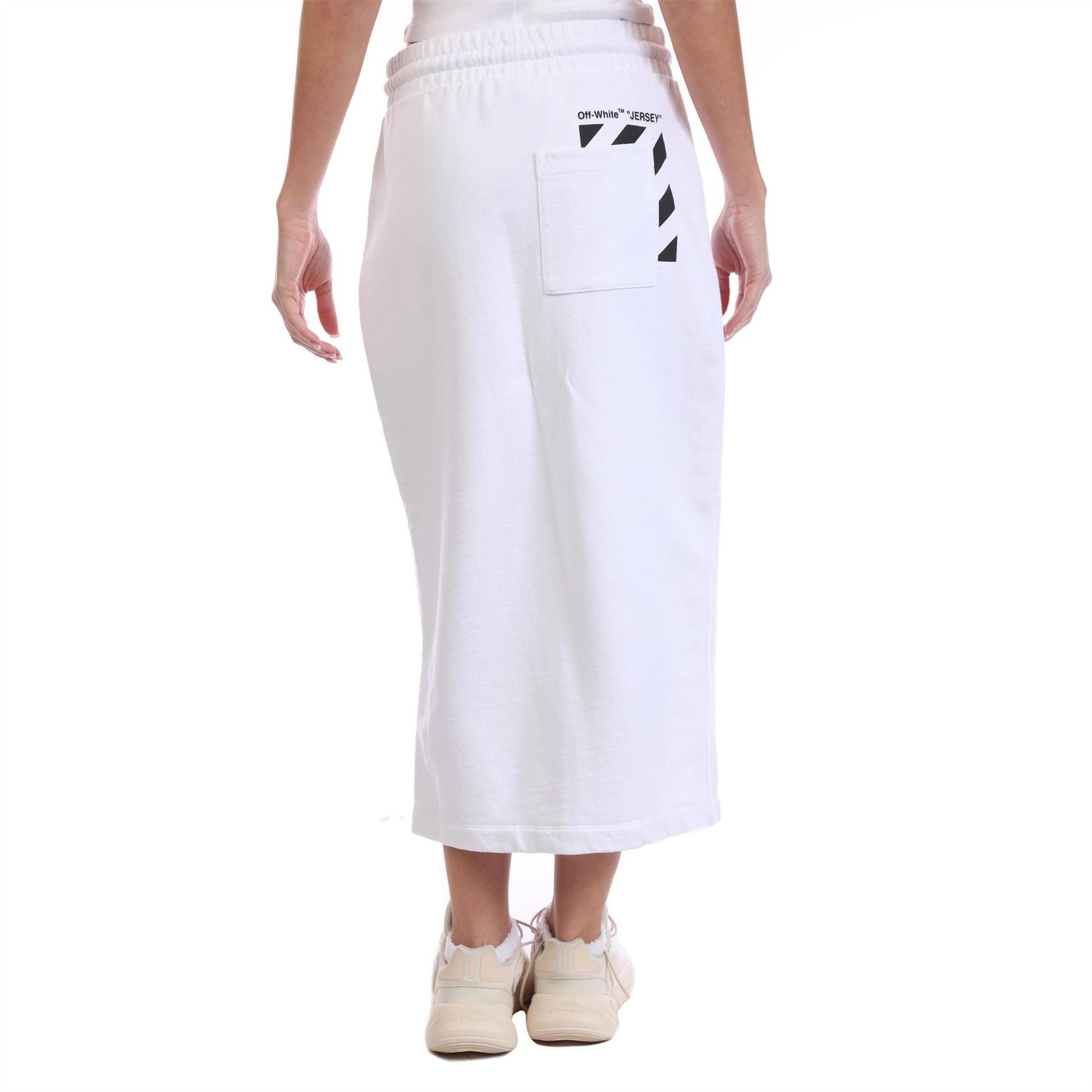 Off White Pocket Sweat Skirt