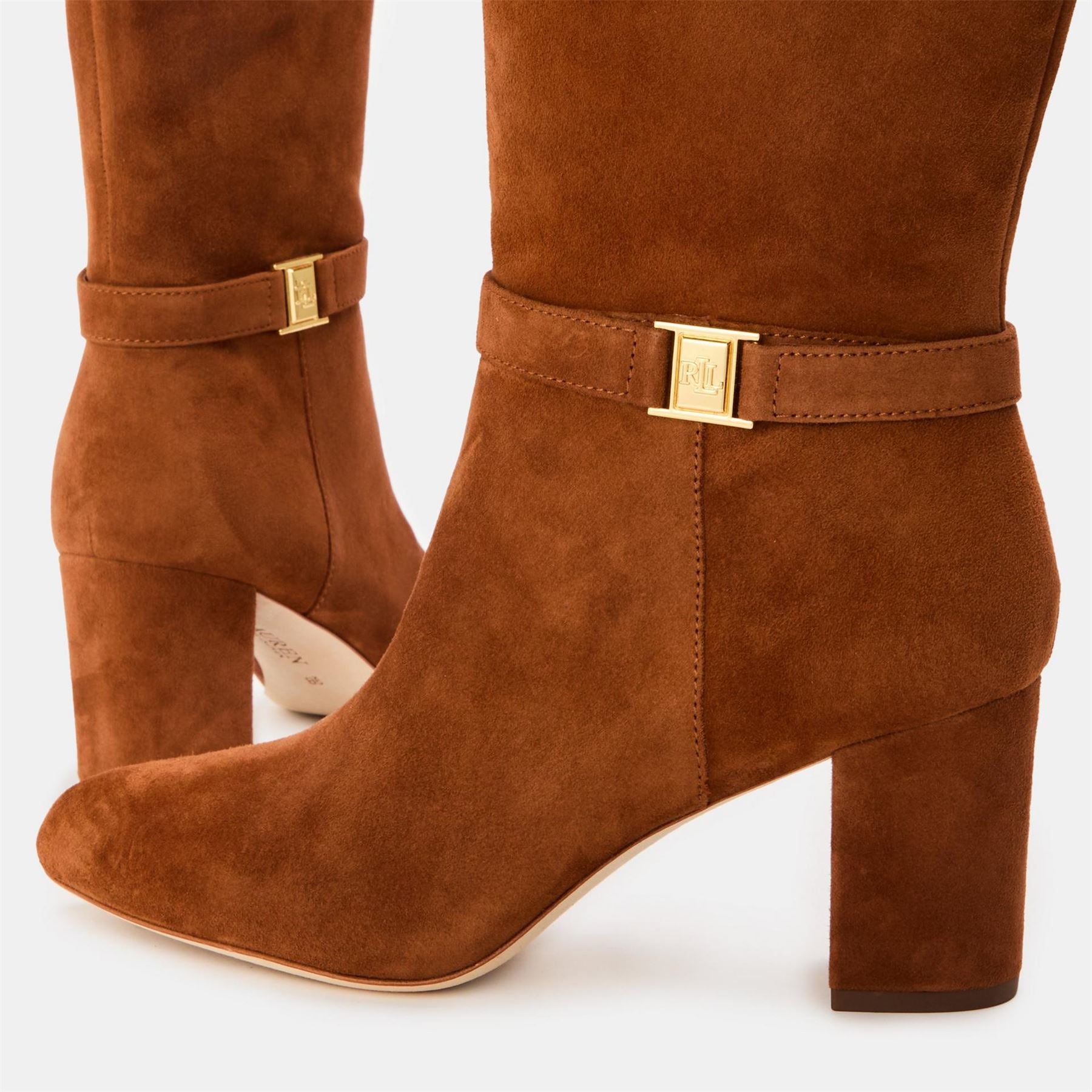 Lauren by Ralph Lauren Real Leather Kellie Knee High Boots