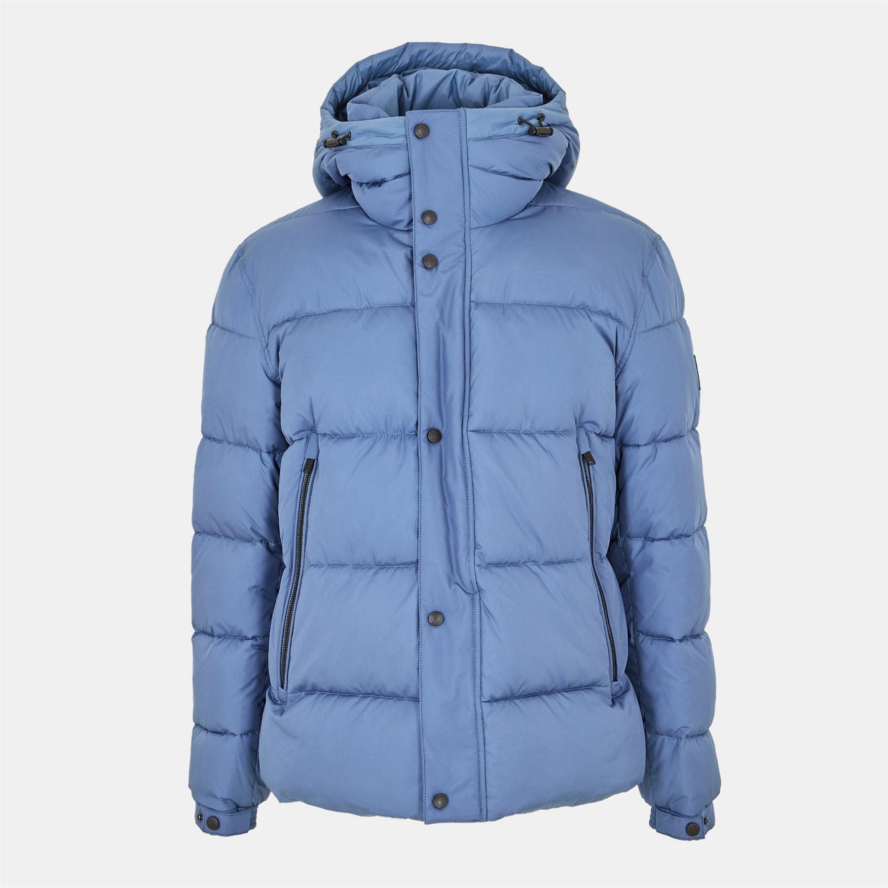 Boss Omaris Water Repellent Hooded Long Sleeve Short Puffer Jacket