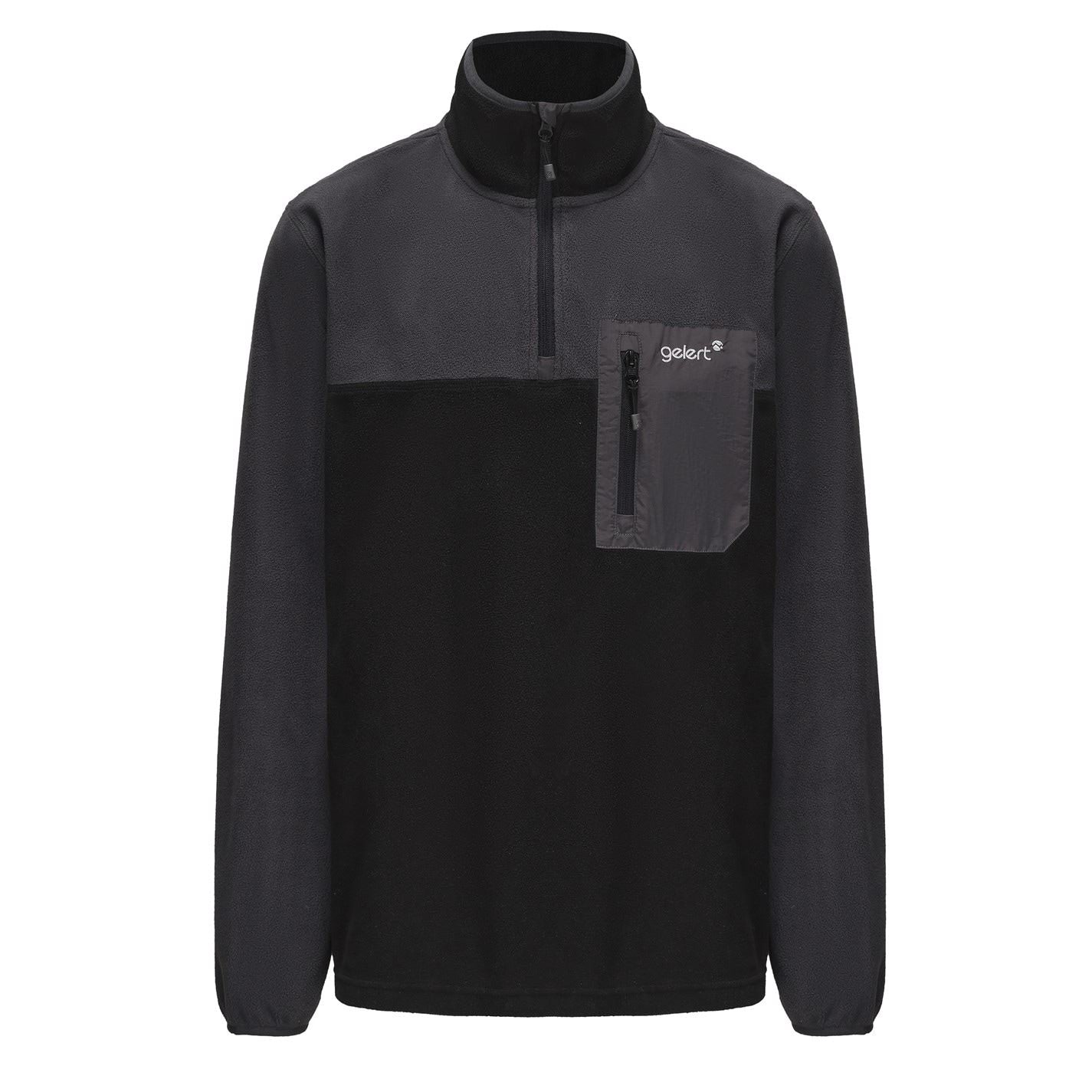 Gelert Mens Quarter Snap Fleece Top