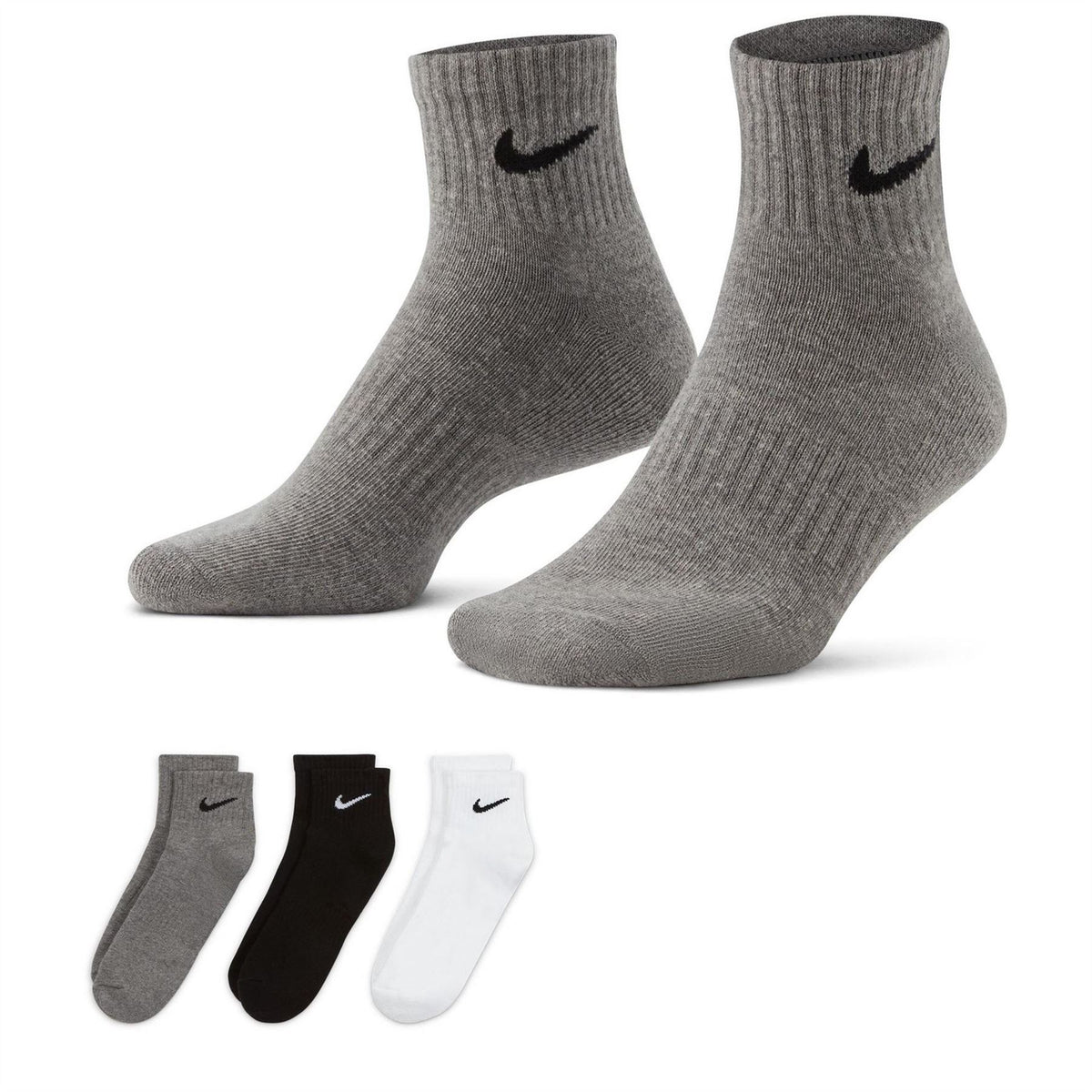Nike 3pk Quarter Sox
