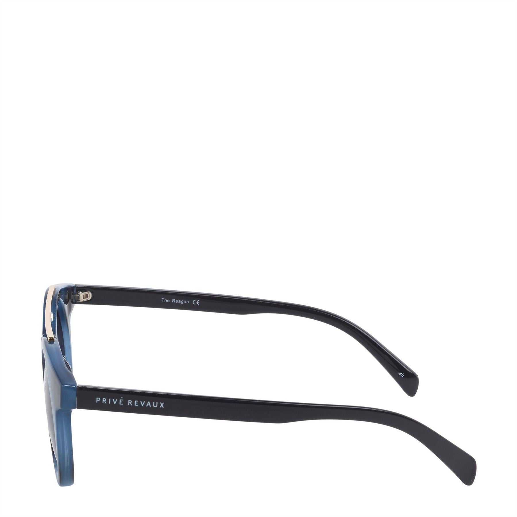 Prive Revaux R The Reagan Round Double Bridge Sunglasses