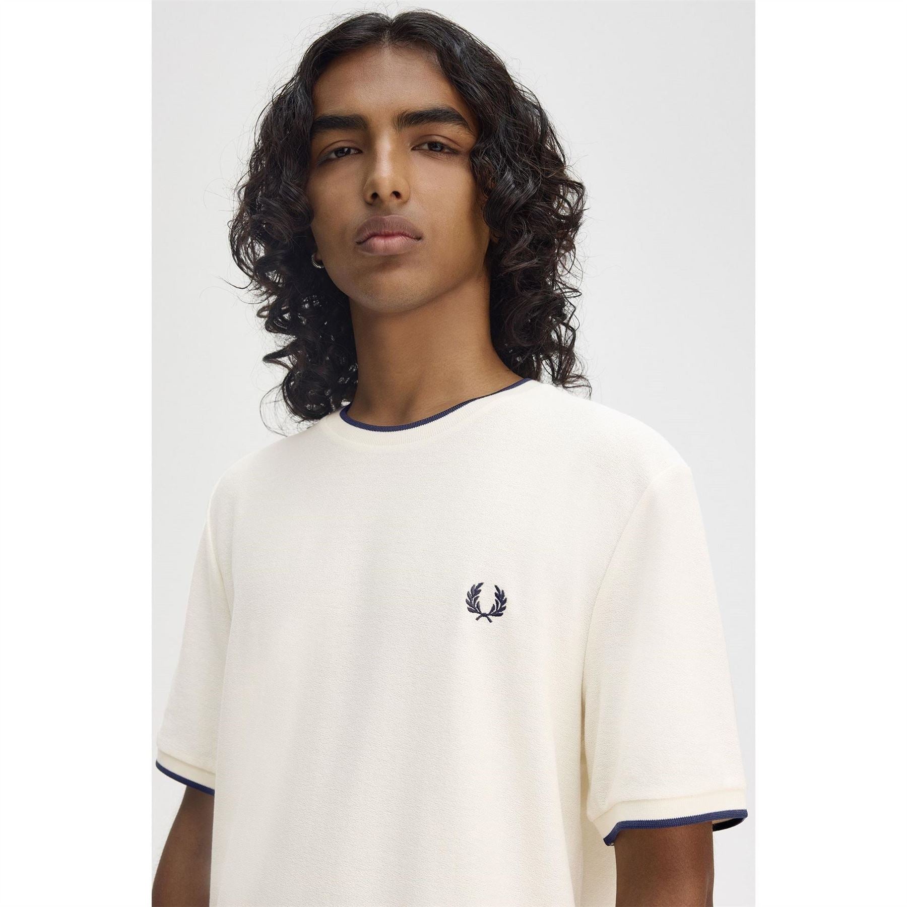 Fred Perry Regular Fit Crepe Pique T-Shirt