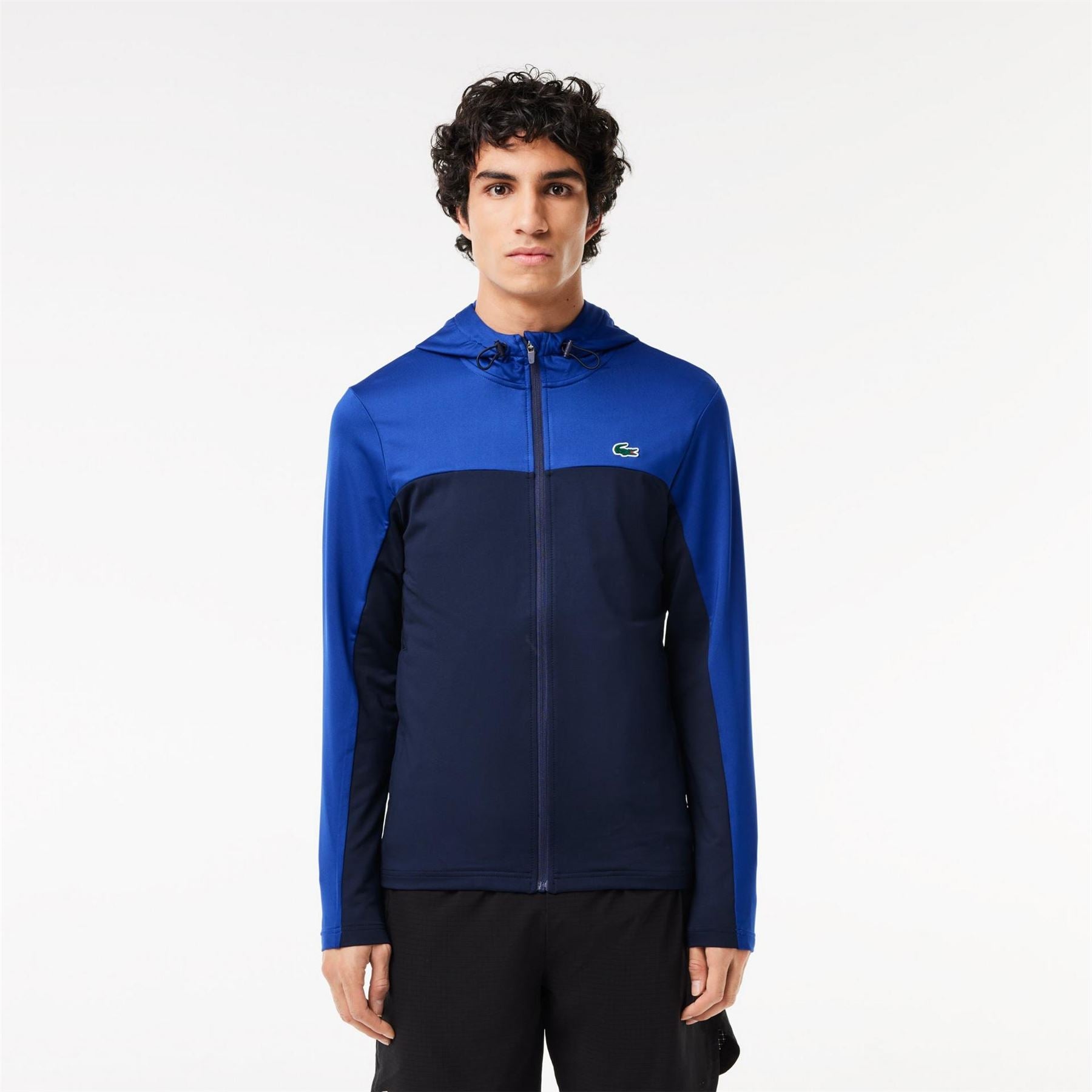 Lacoste Ultra Dry Color Block Hooded Track Jacket