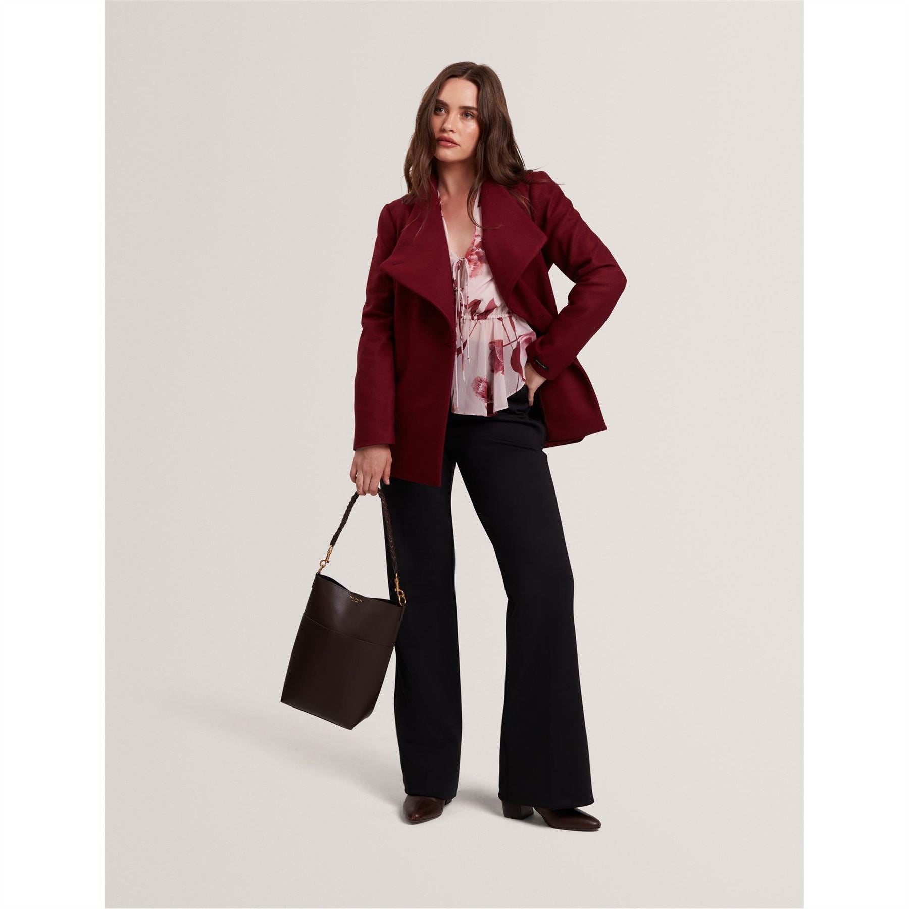 Ted Baker Short Belted Overcoat