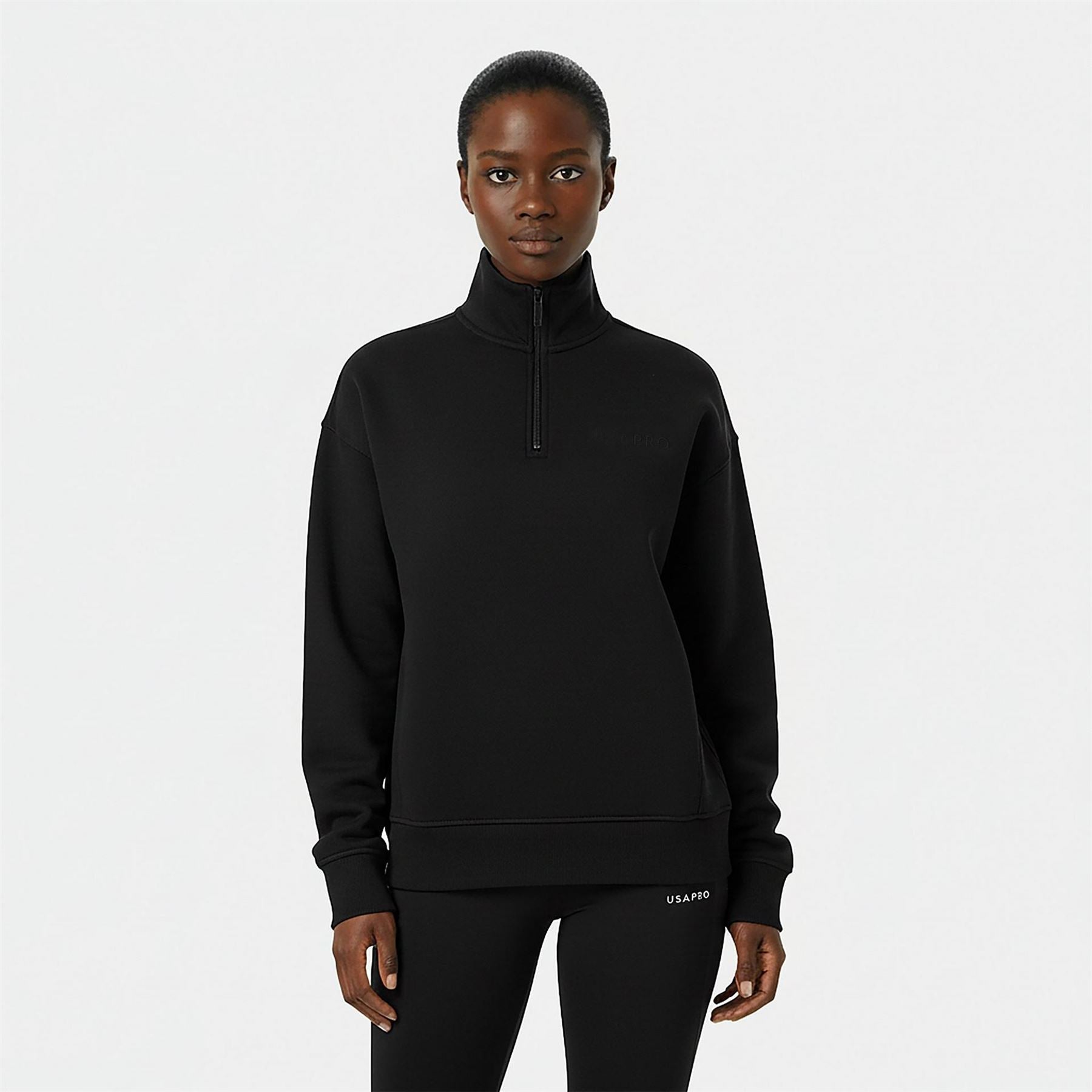 USA Pro Womens Quarter Zip Top