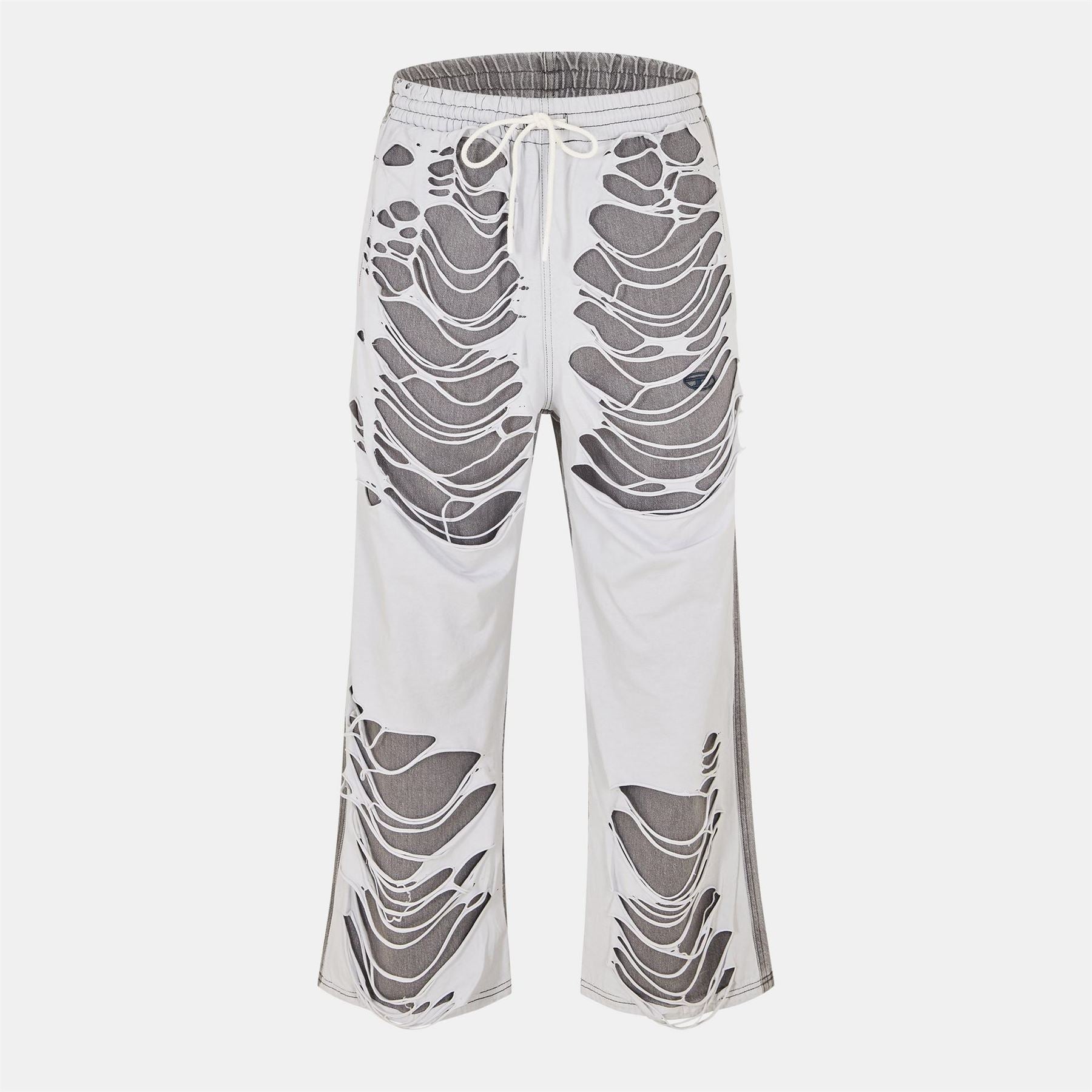 Diesel Martia Distressed Wide Leg Jeans