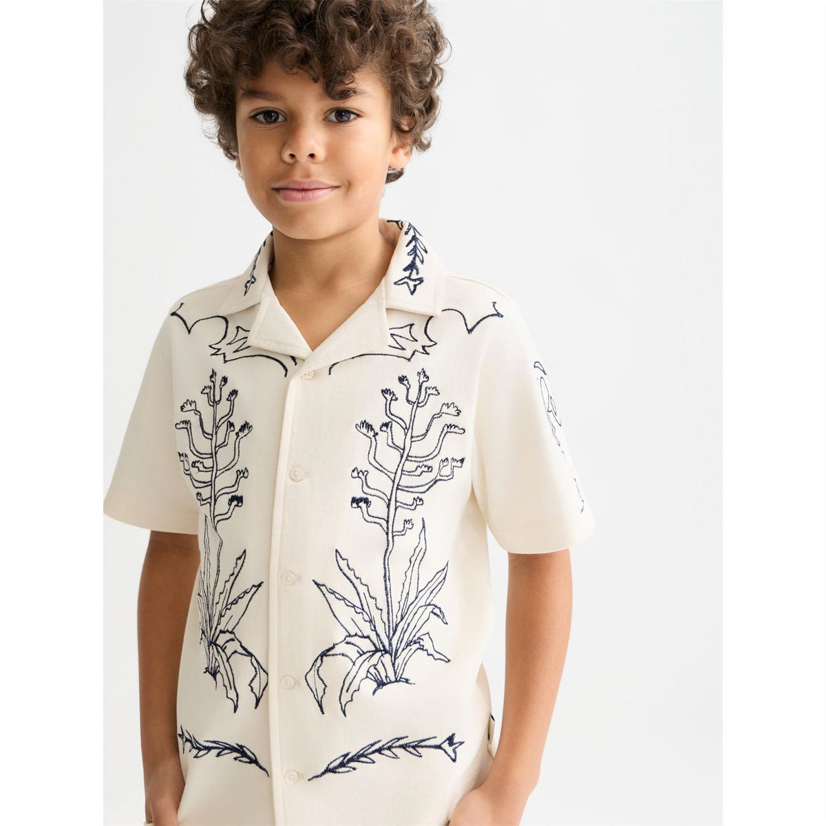 Scotch and Soda Patterned Short Sleeve Shirt