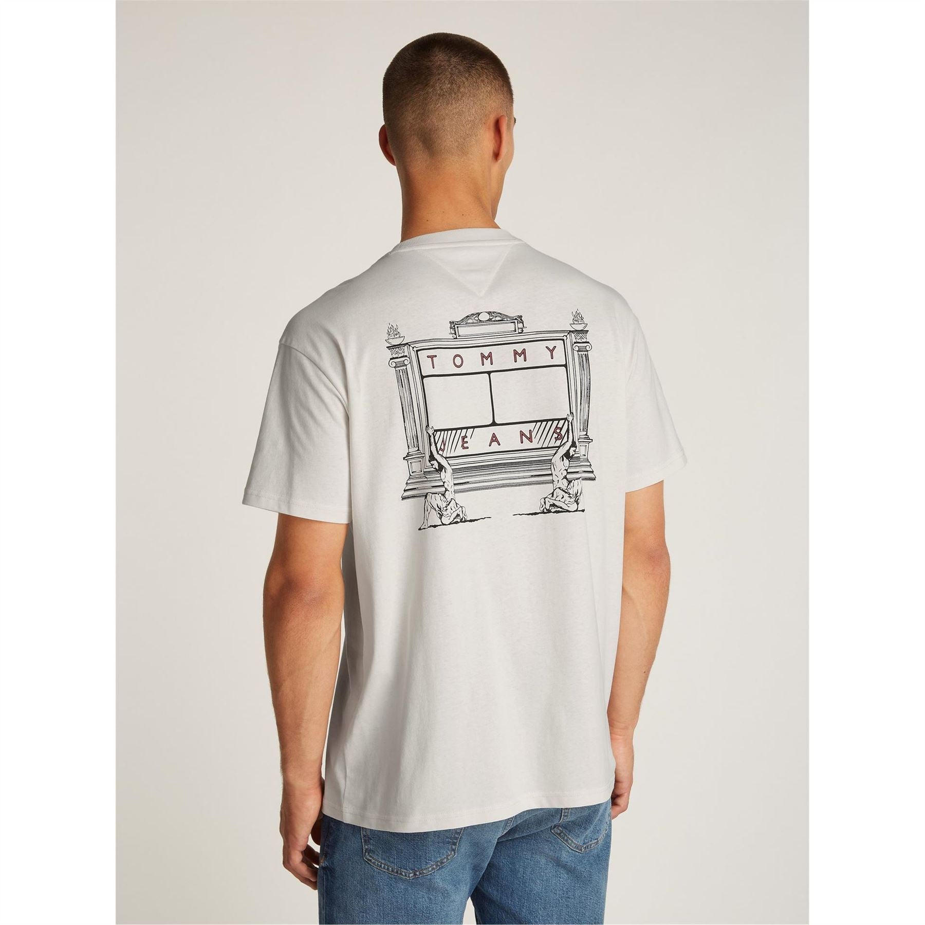 Tommy Jeans Regular Fit Novelty Crew Neck T-Shirt