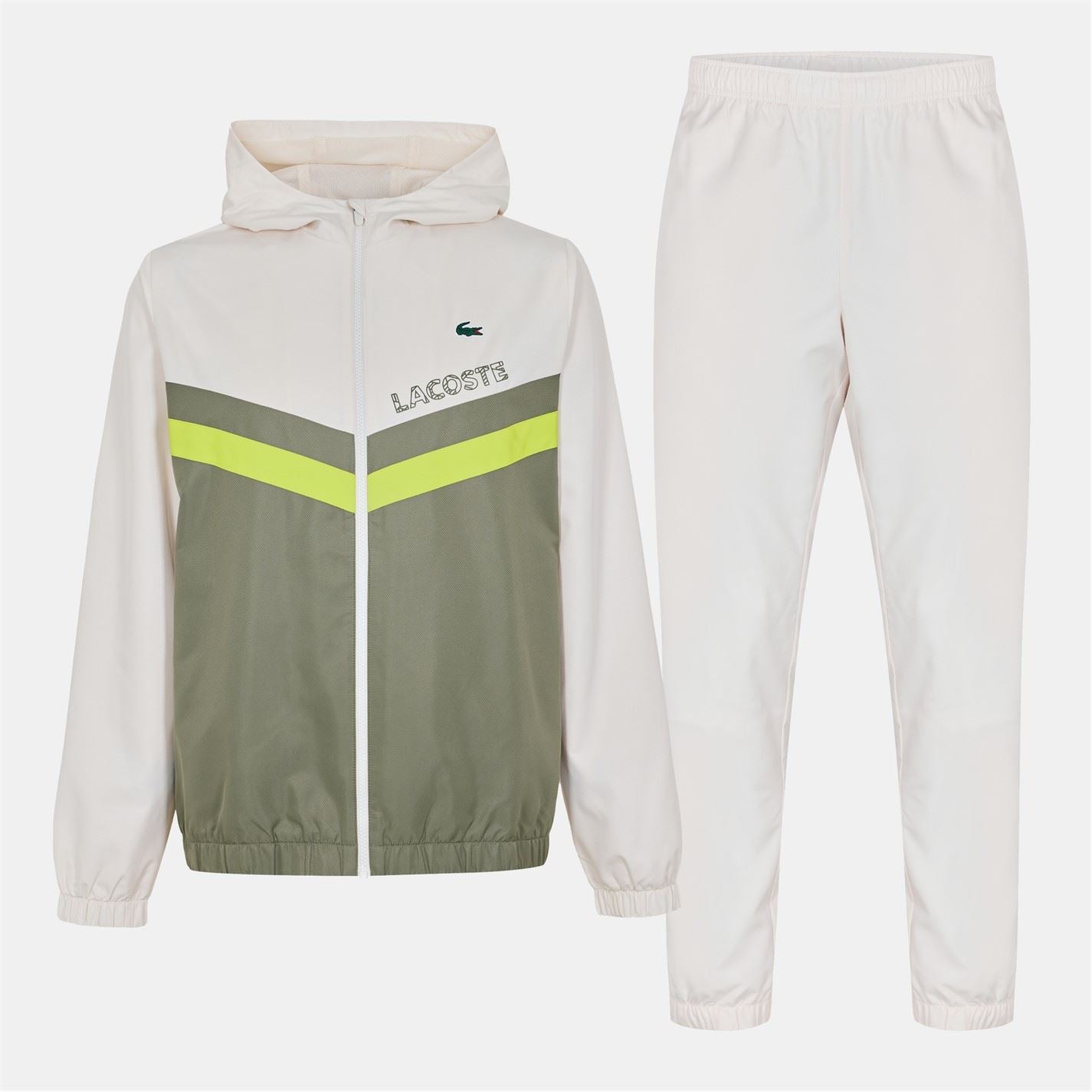 Lacoste Hoodie Long Sleeve Hooded Neck Full Tracksuit