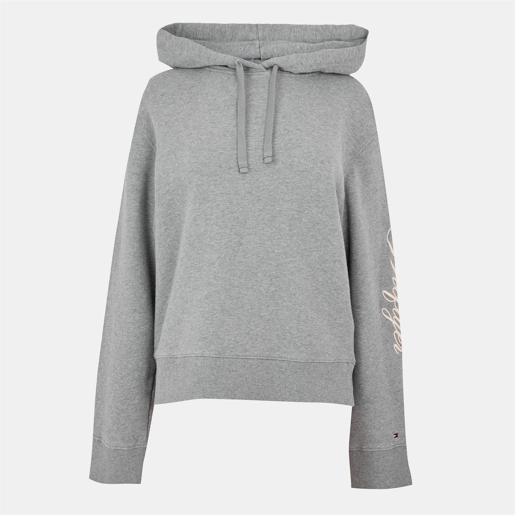 Tommy Hilfiger Script Hooded Neck Long Sleeve Top