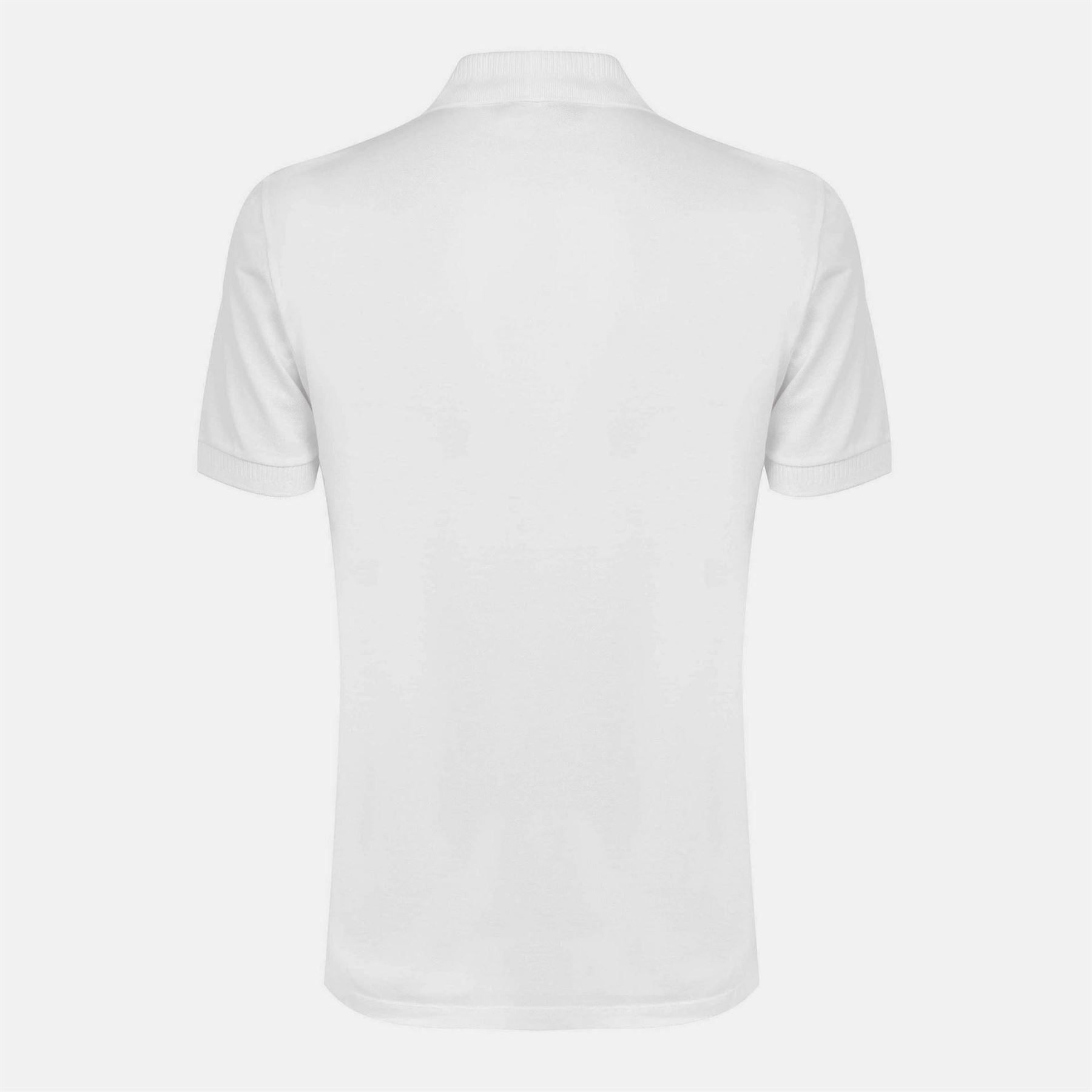 Hugo HUGO Deruso Short Sleeve Polo Shirt with Logo Detail and Ribbed Collar   Premium Cotton