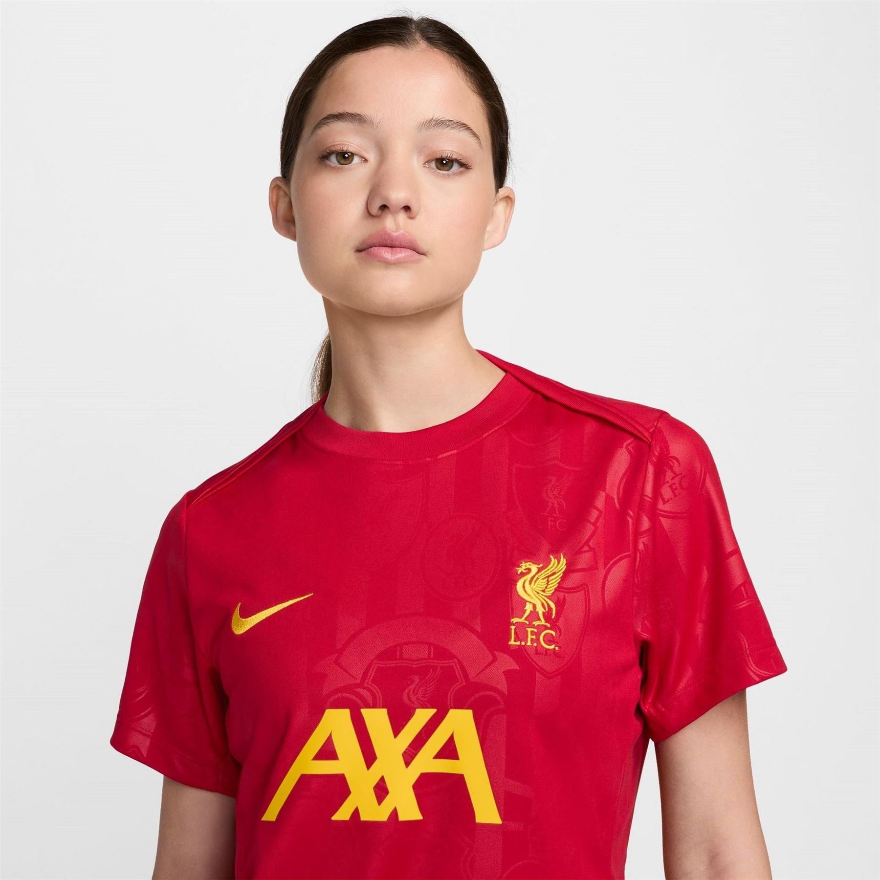 Nike Womens Liverpool Academy Pro Pre Match Shirt 2024 2025