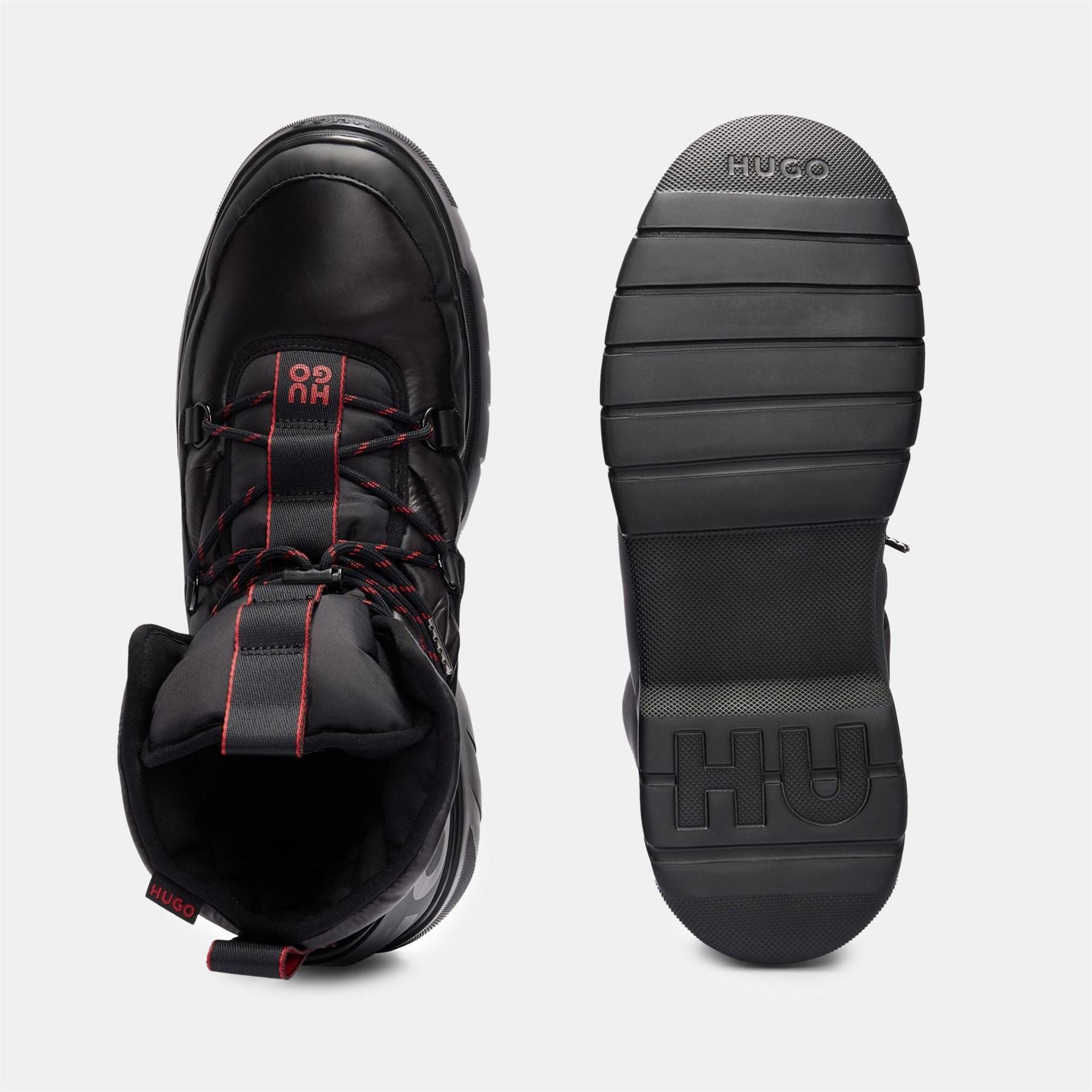 Hugo Urian Ankle Boots with Lace-Up Closure