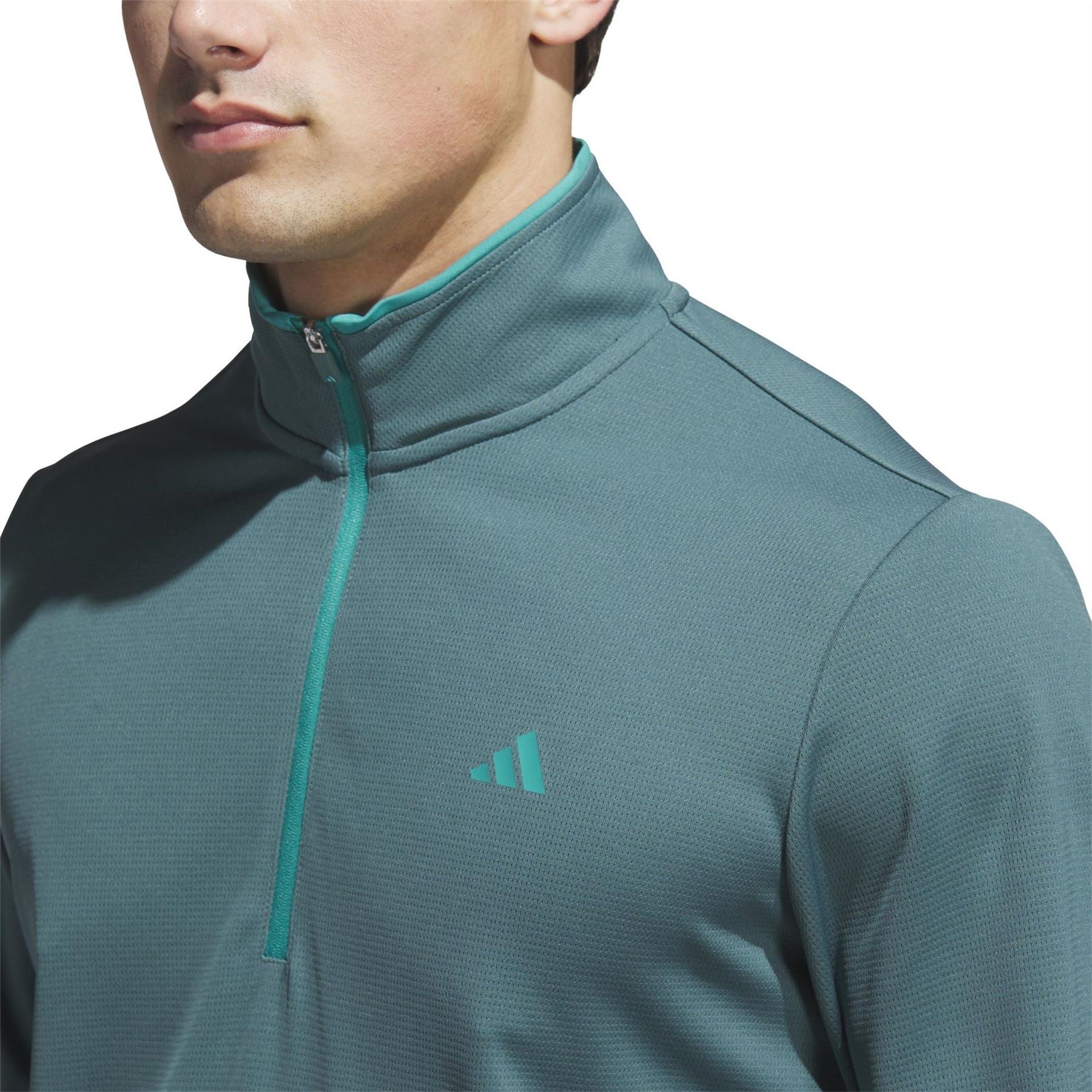 adidas Core Zip Neck Long Sleeve Sweatshirt