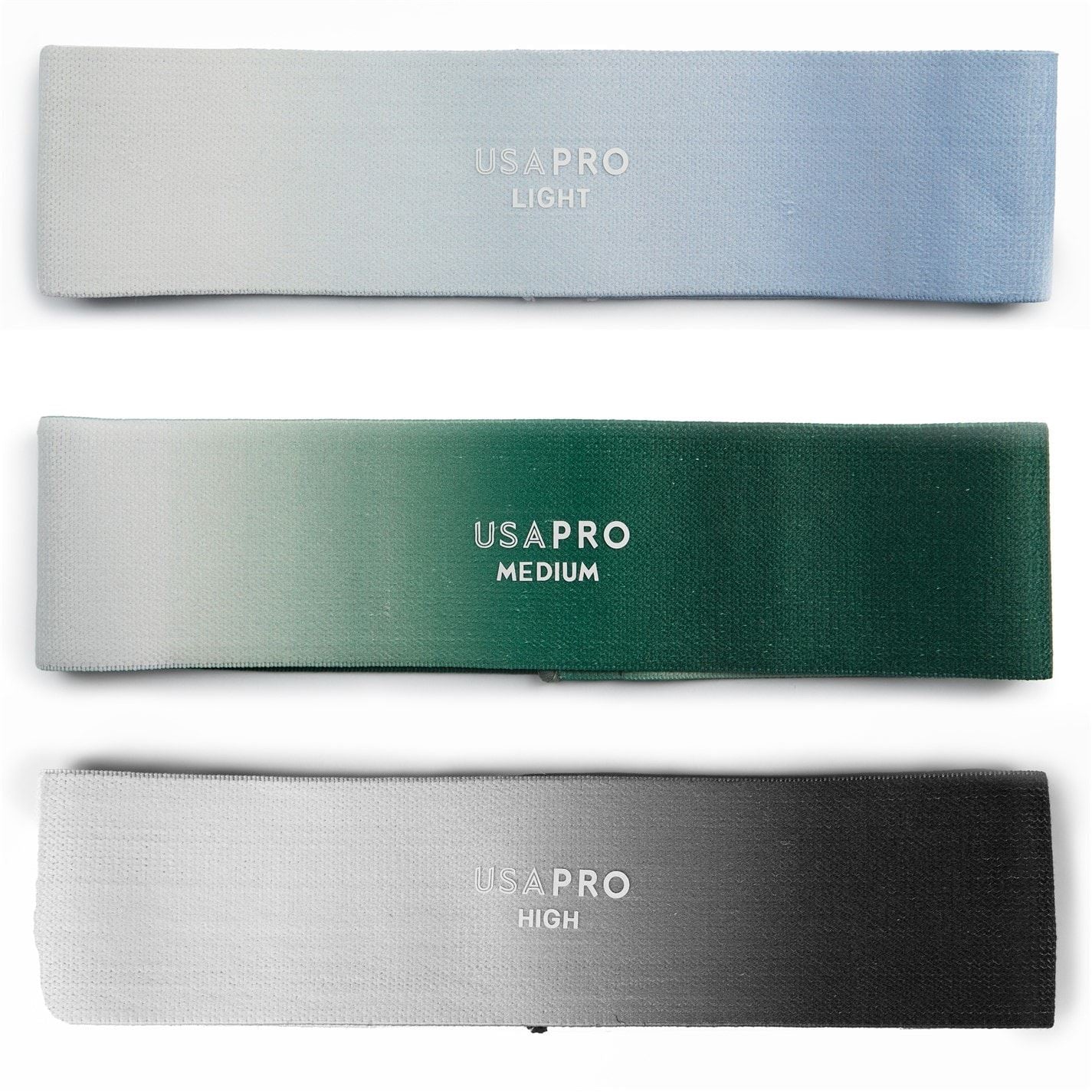 USA Pro Woven Resistance Band Trio