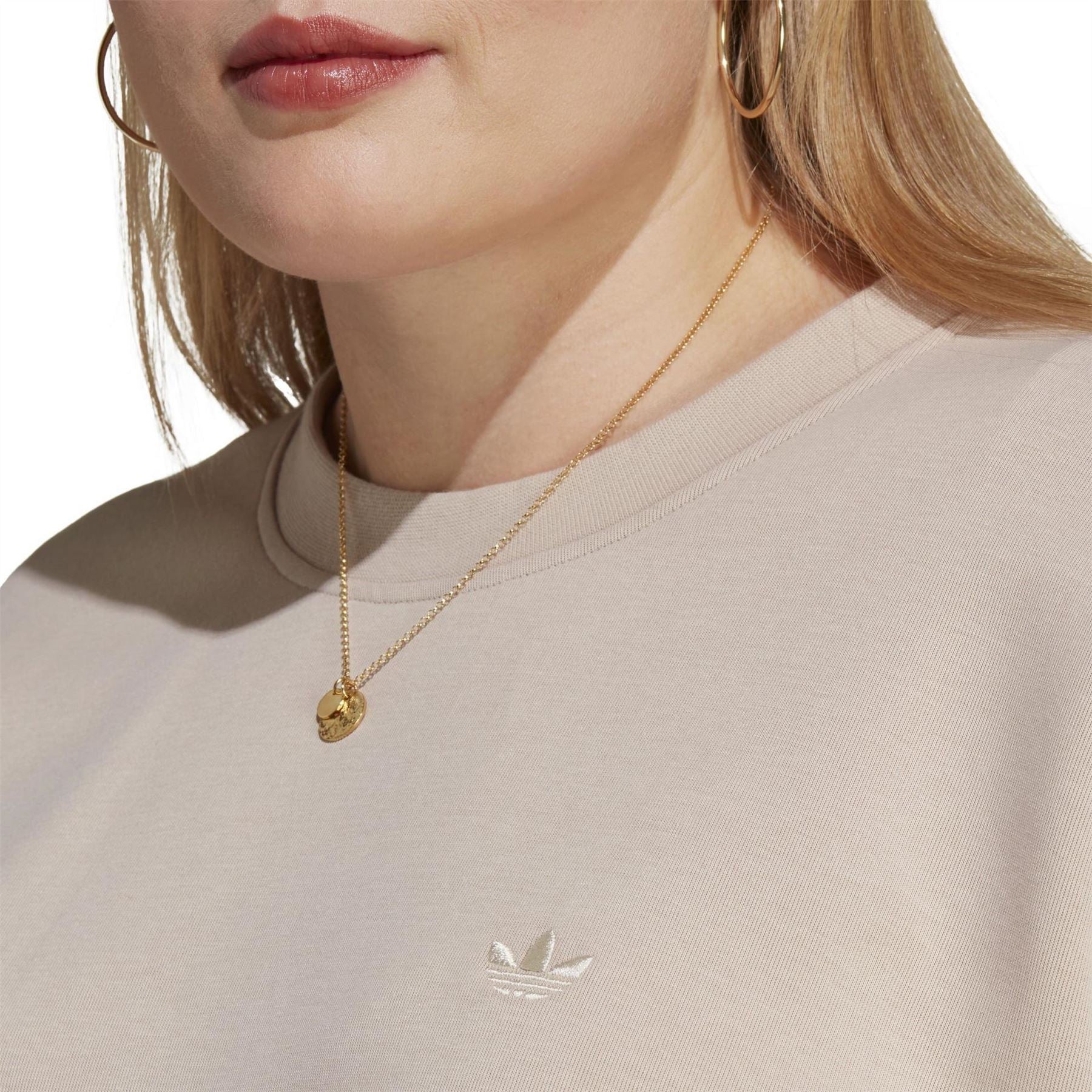 adidas Originals Womens Essentials Crew Plus Size Sweatshirt