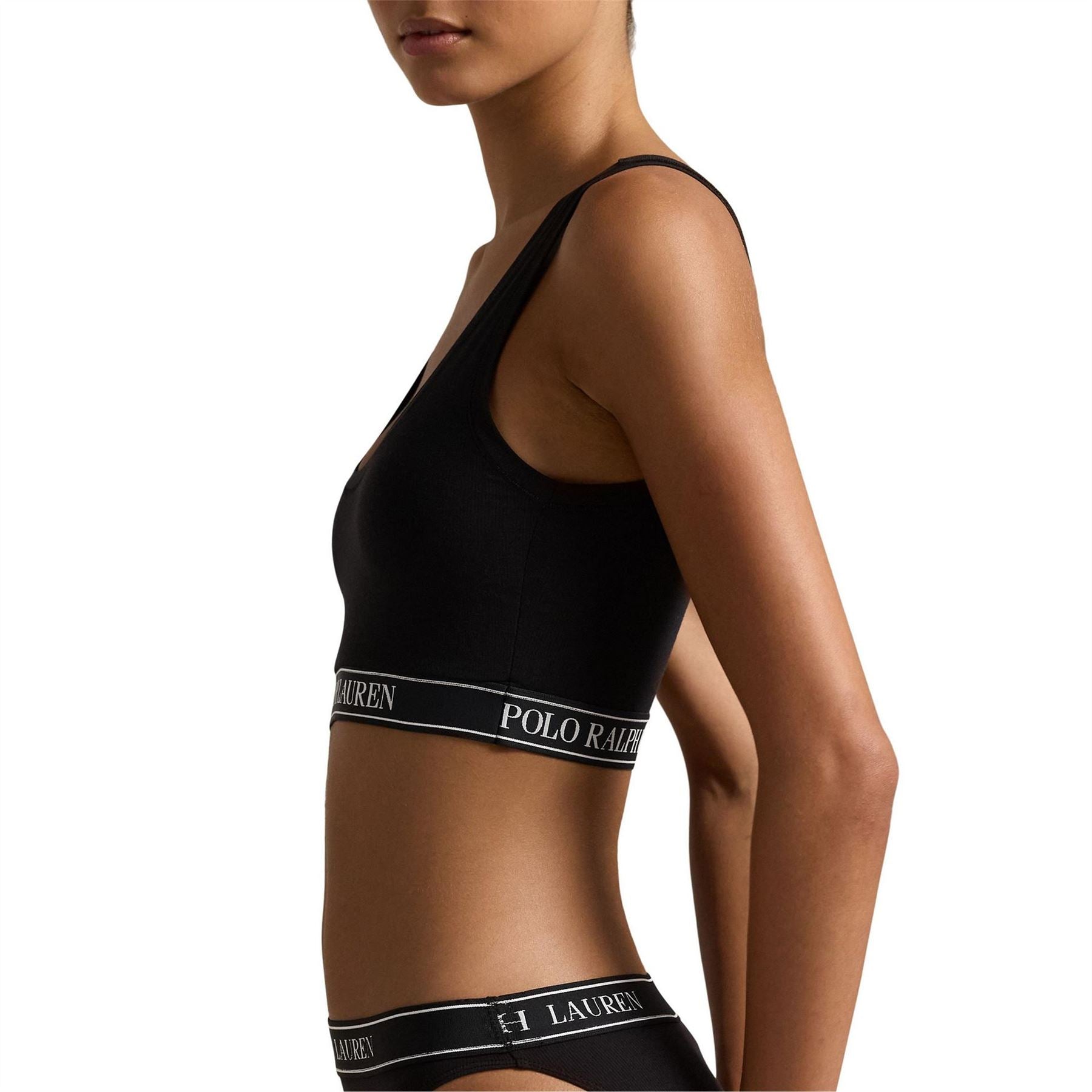 Polo Ralph Lauren Scoop Neck Cropped Bralette
