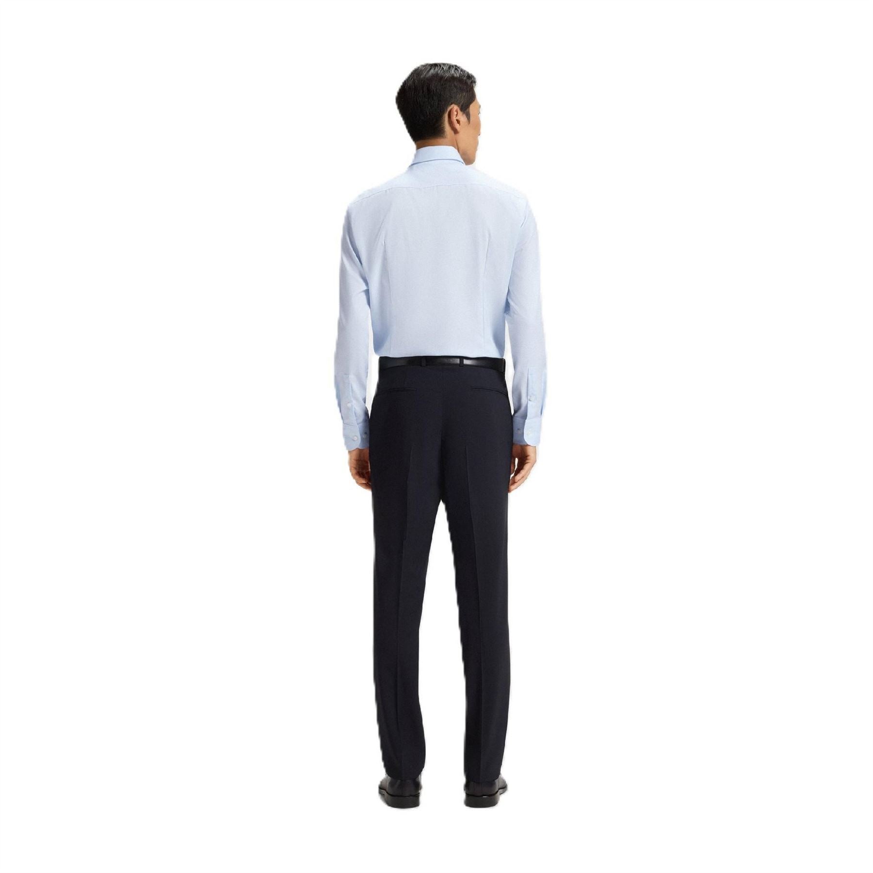 Boss Point Collar Long Sleeve Regular Fit Oxford Shirt