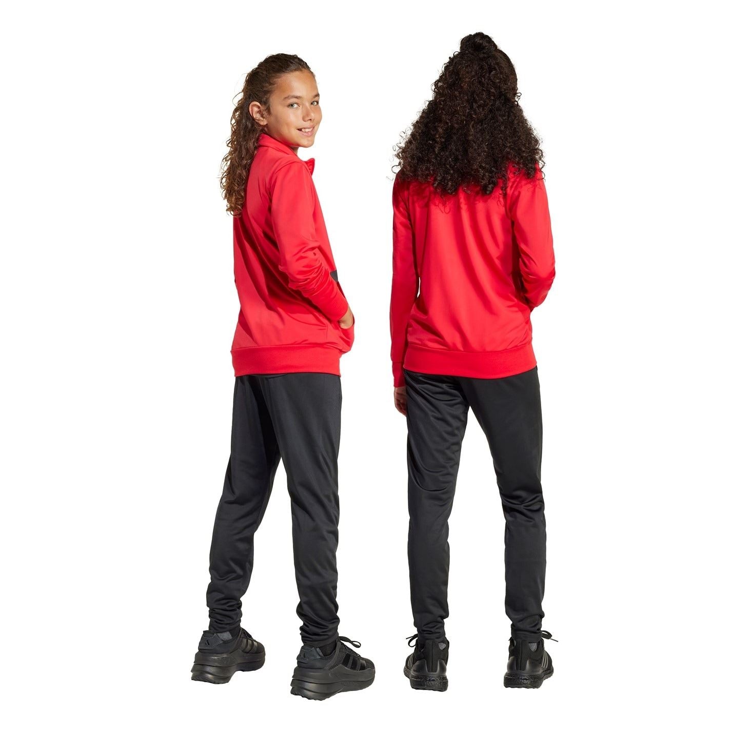adidas Linea Poly Tracksuit Juniors