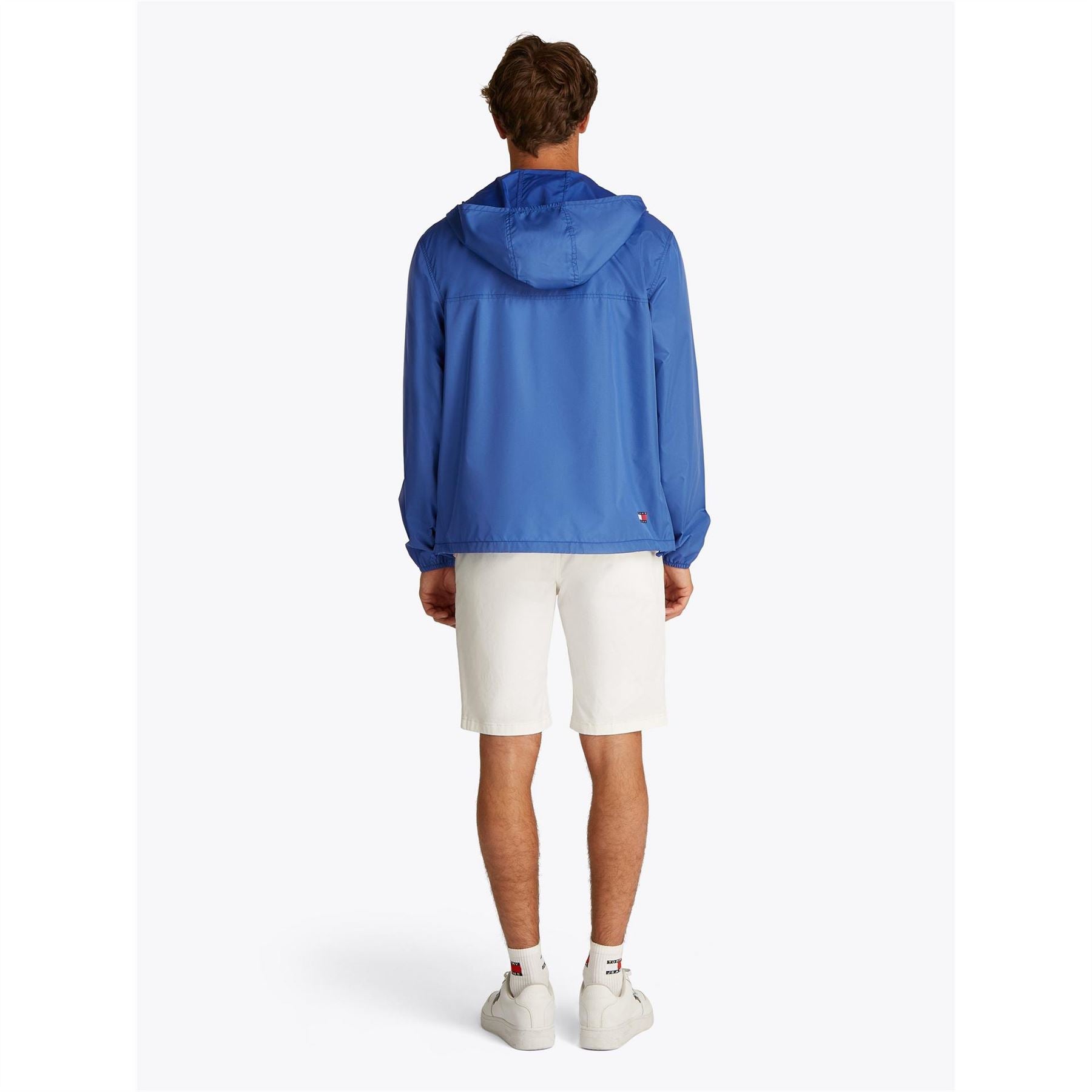 Tommy Jeans Hooded Relaxed Fit Windbreaker with Zipped Pocket