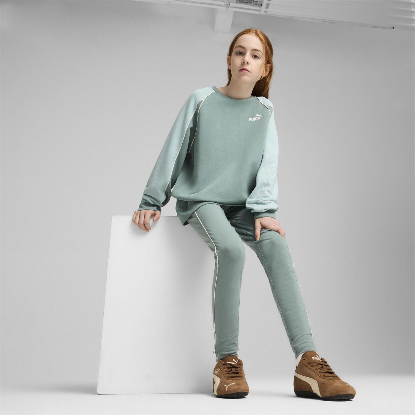 Puma Crew Neck Regular Fit Long Sleeve Sweatshirt