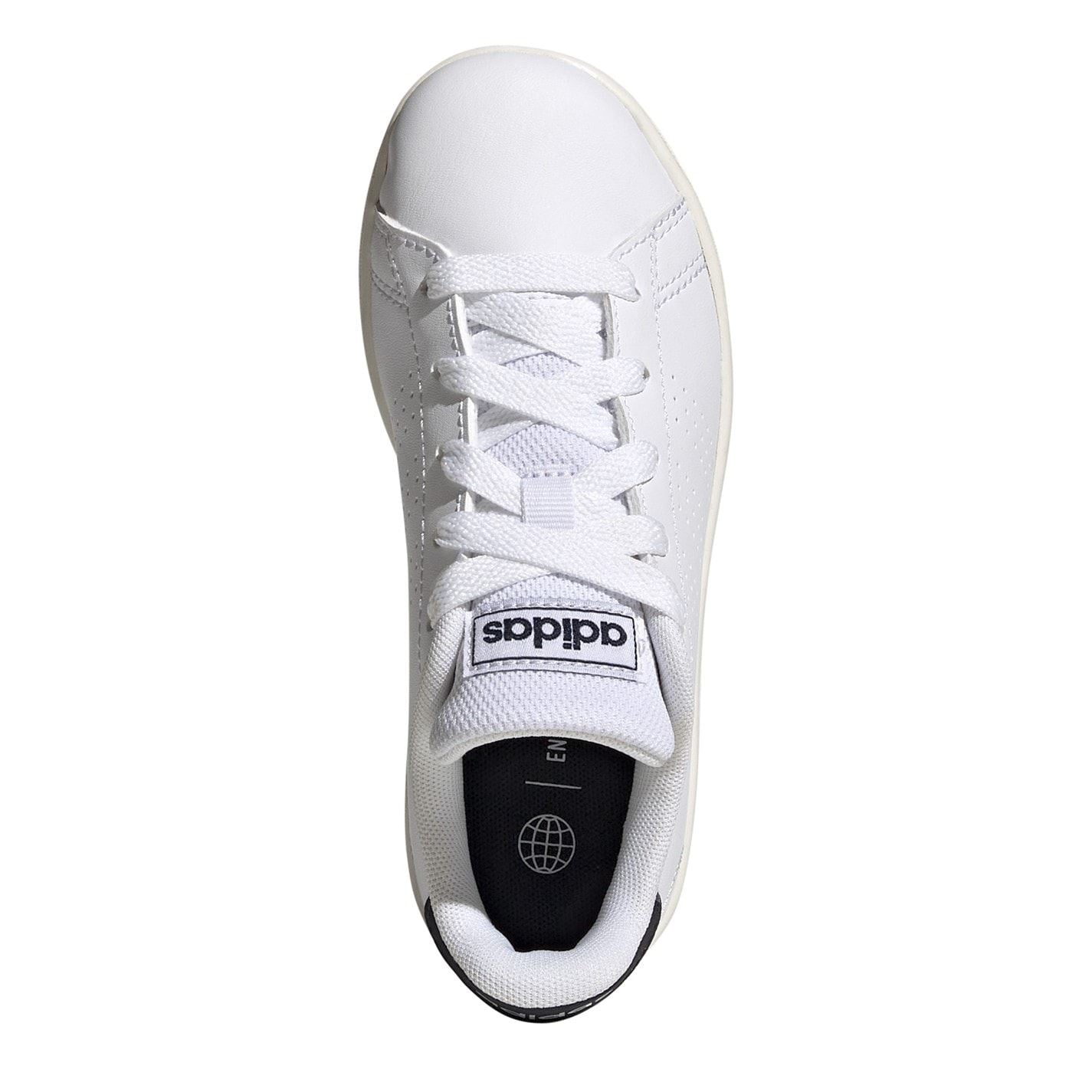 adidas Advantage K Lace Up Low Top Sneakers